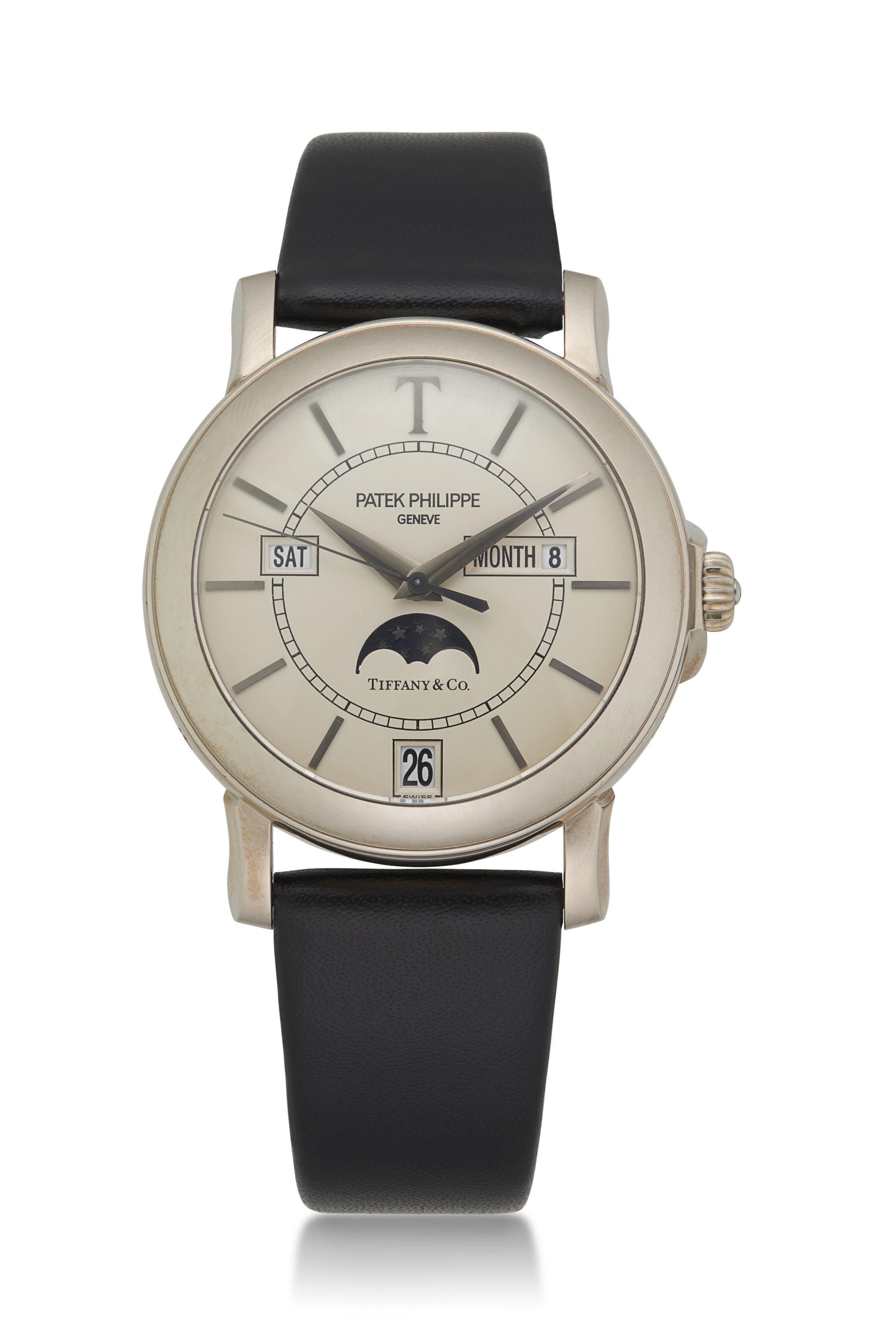 PATEK PHILIPPE WHITE GOLD LIMITED EDITION OF 150 PIECES REF. 5150G RETAILED BY TIFFANY CO. Christie s