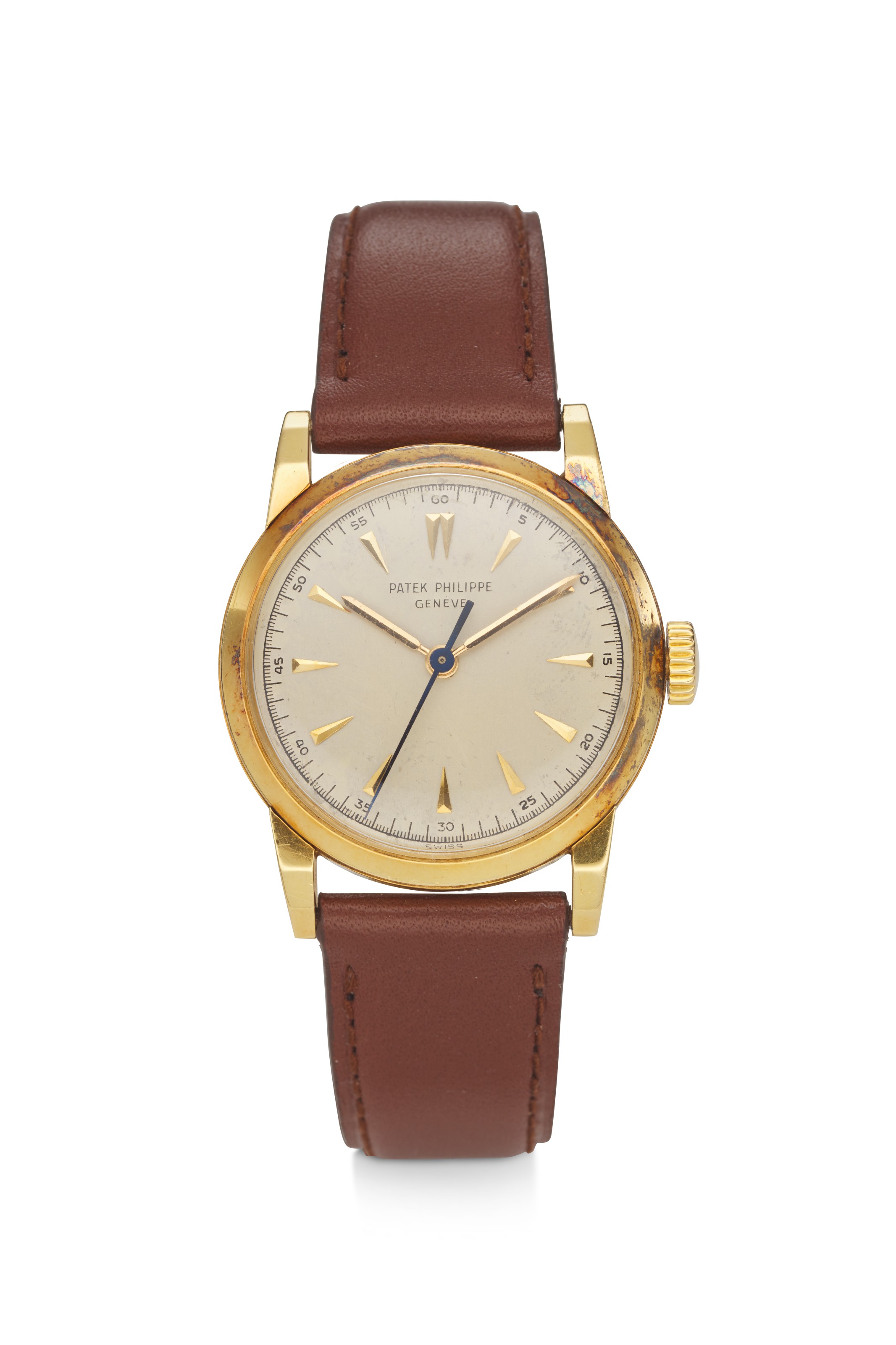 PATEK PHILIPPE, CALATRAVA, 18K YELLOW GOLD, REF. 2460, | Christie's