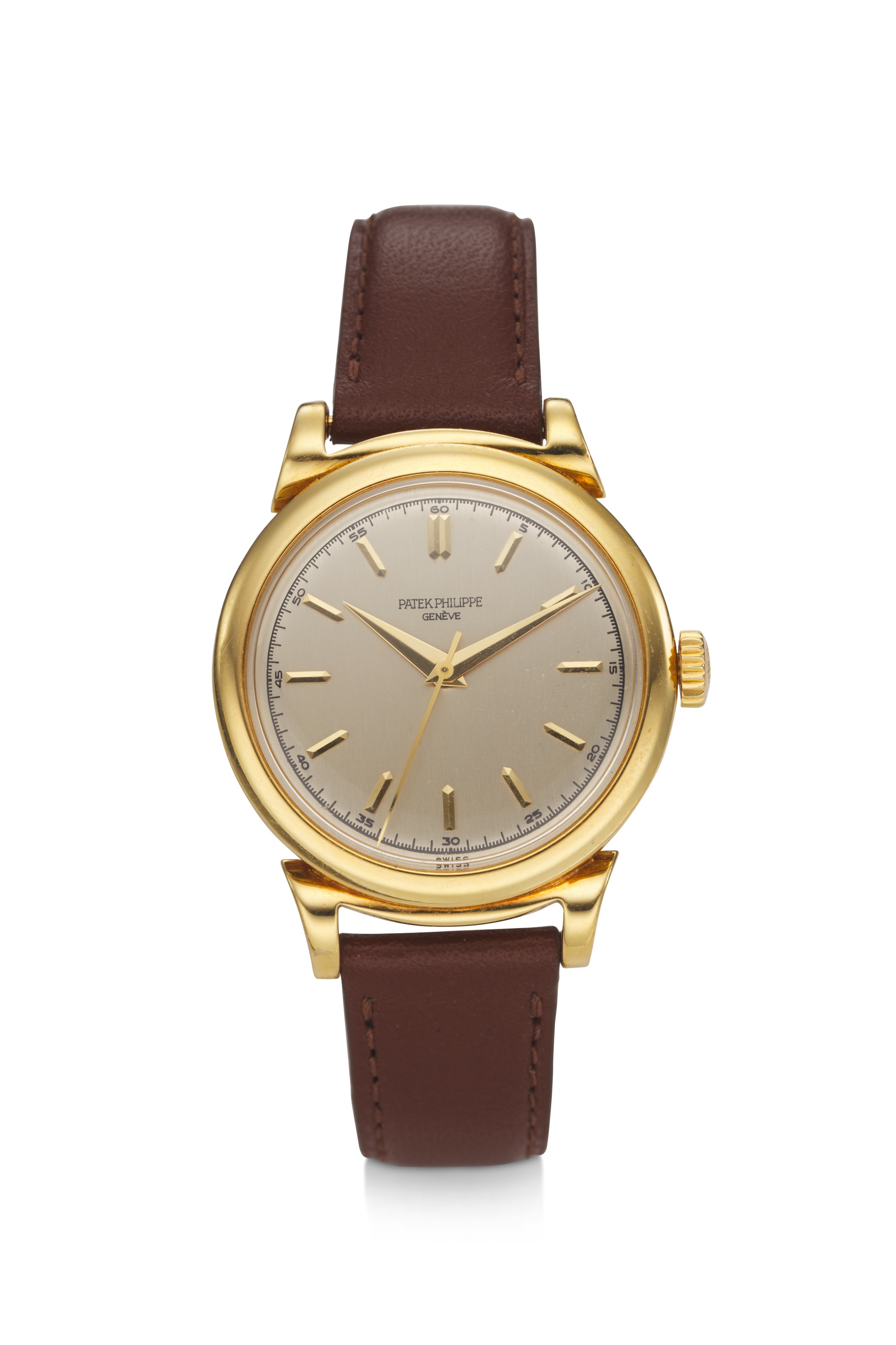 PATEK PHILIPPE TONNEAU SHAPE 18K WHITE GOLD REF. 5030 Christie s