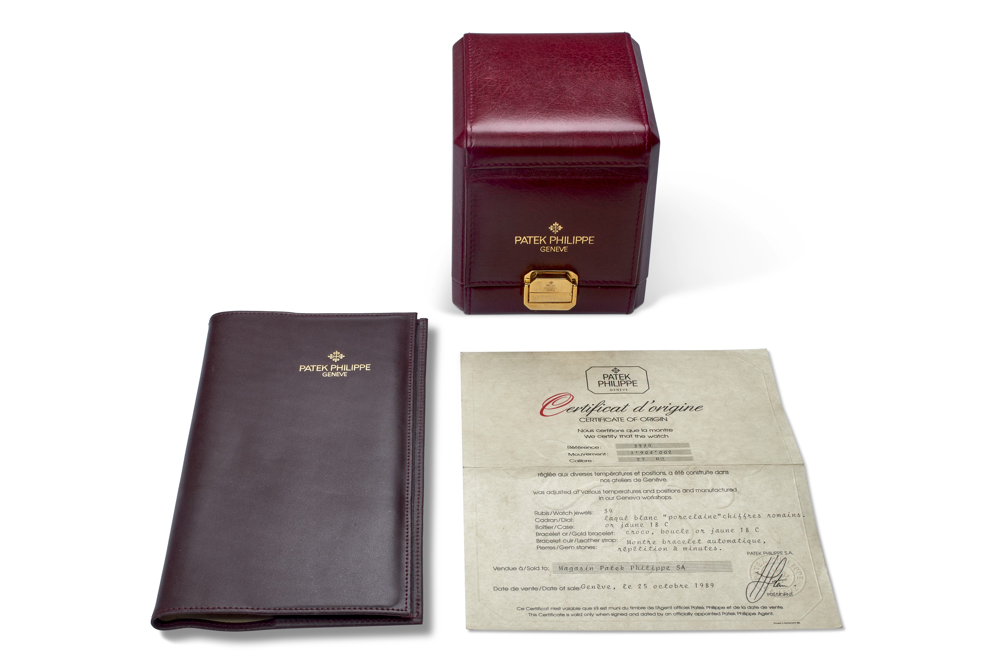 PATEK PHILIPPE GOLD MINUTE REPEATING REF. 3979 150TH ANNIVERSARY OF PATEK PHILIPPE Christie s