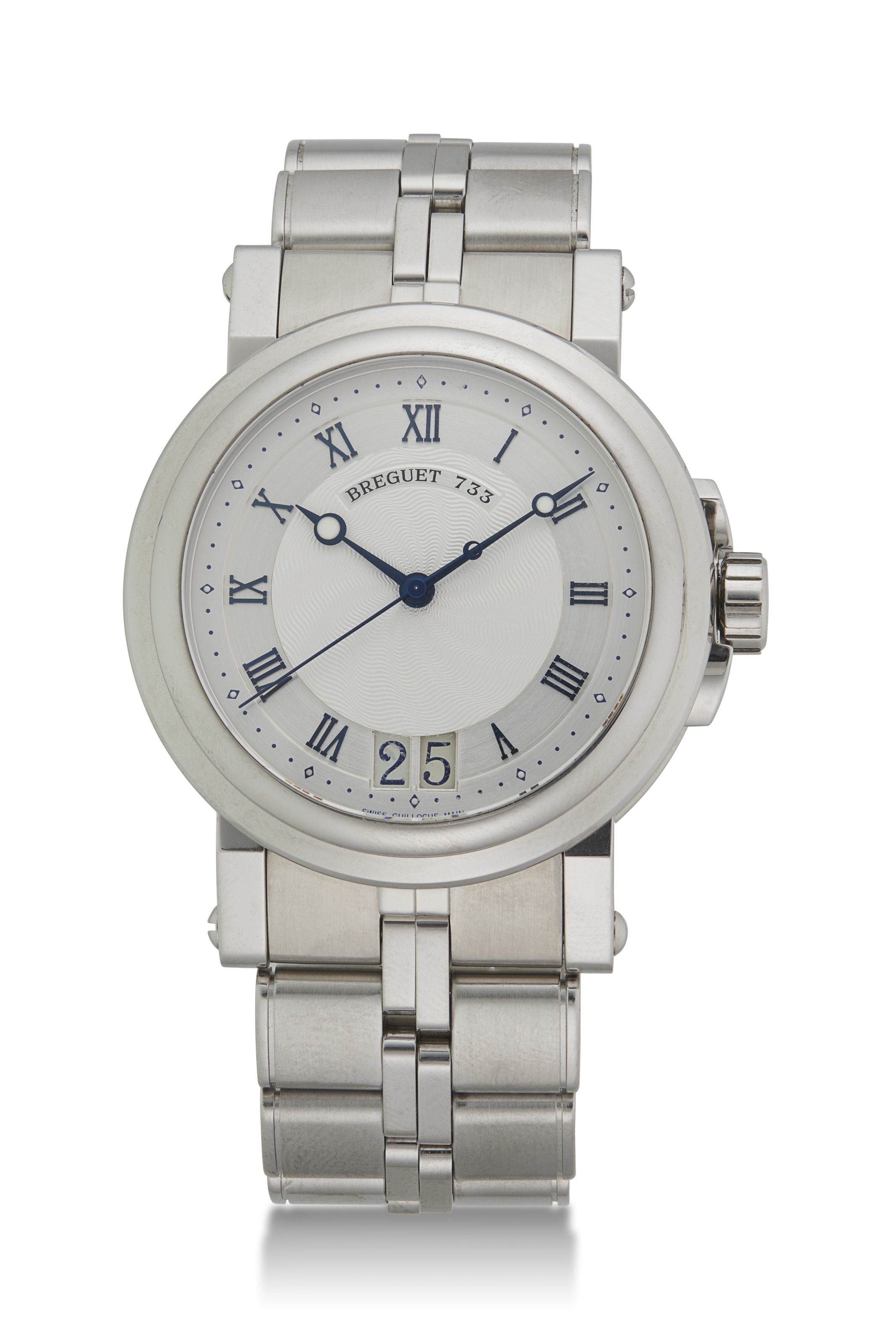 BREGUET STEEL MARINE BIG DATE REF. 5817 Christie s