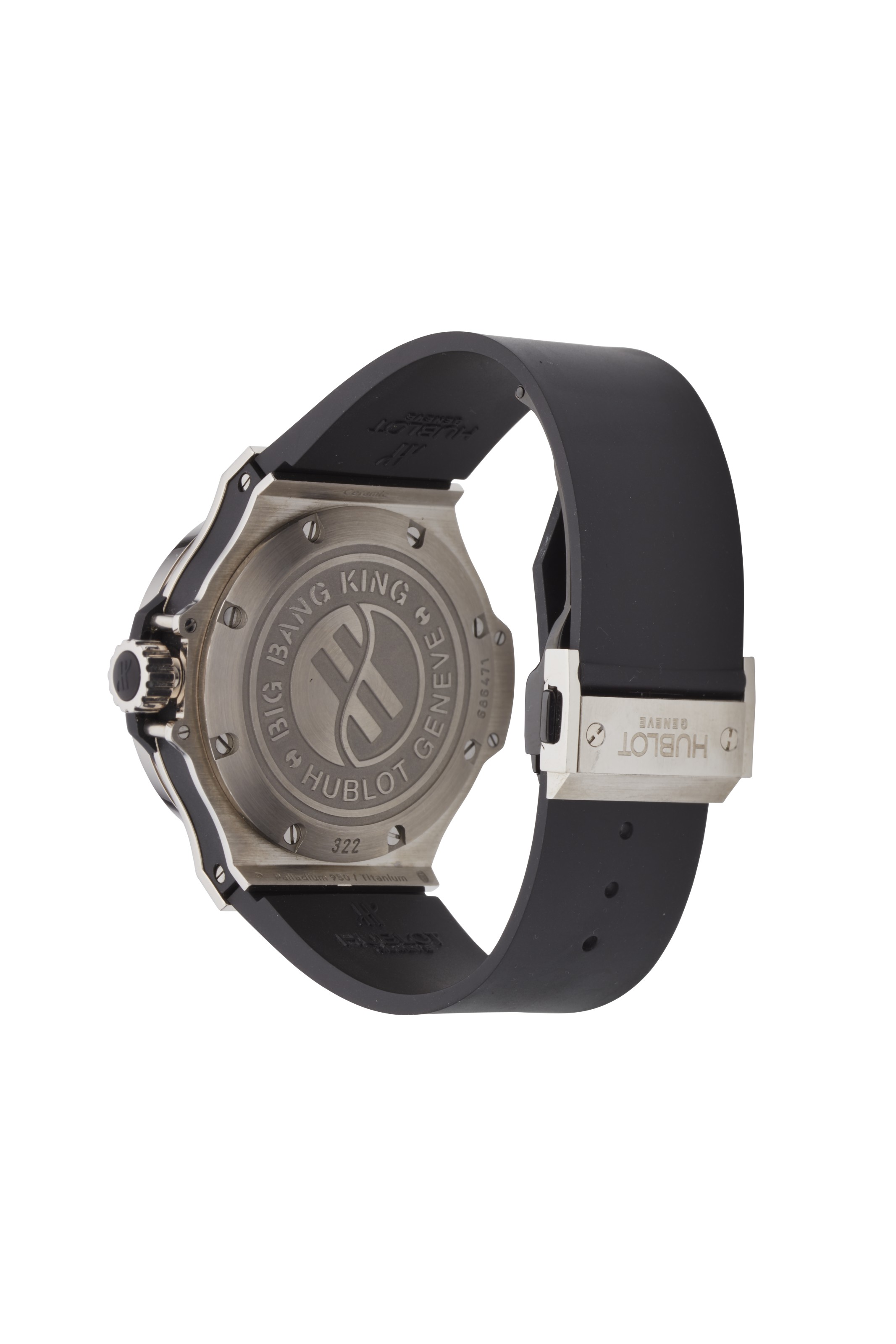 HUBLOT GENEVE BIG BANG KING MODEL PALLADIUM CERAMIC DIAMONDS RUBIES NO. 322 REF. 322.LX.1023.RX.0924 Christie s