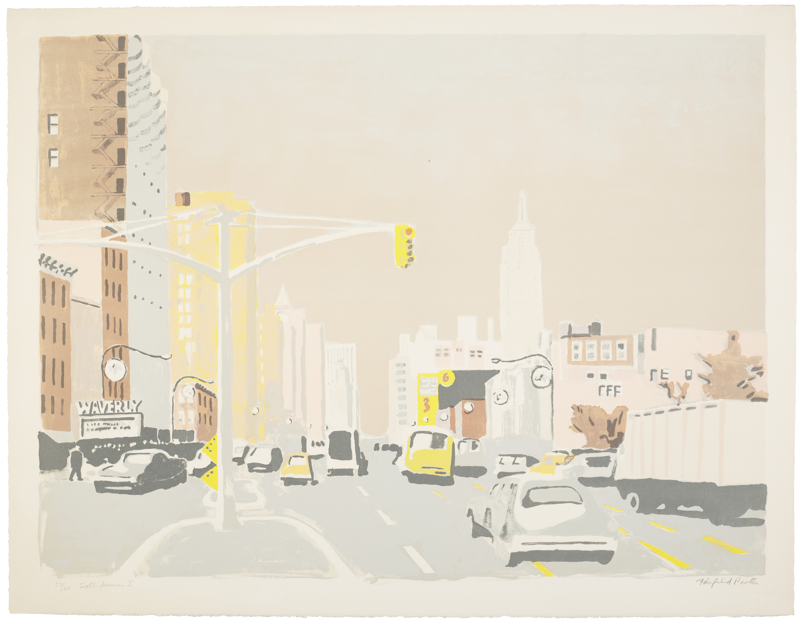 Fairfield Porter (19071975), Sixth Avenue I Christie’s