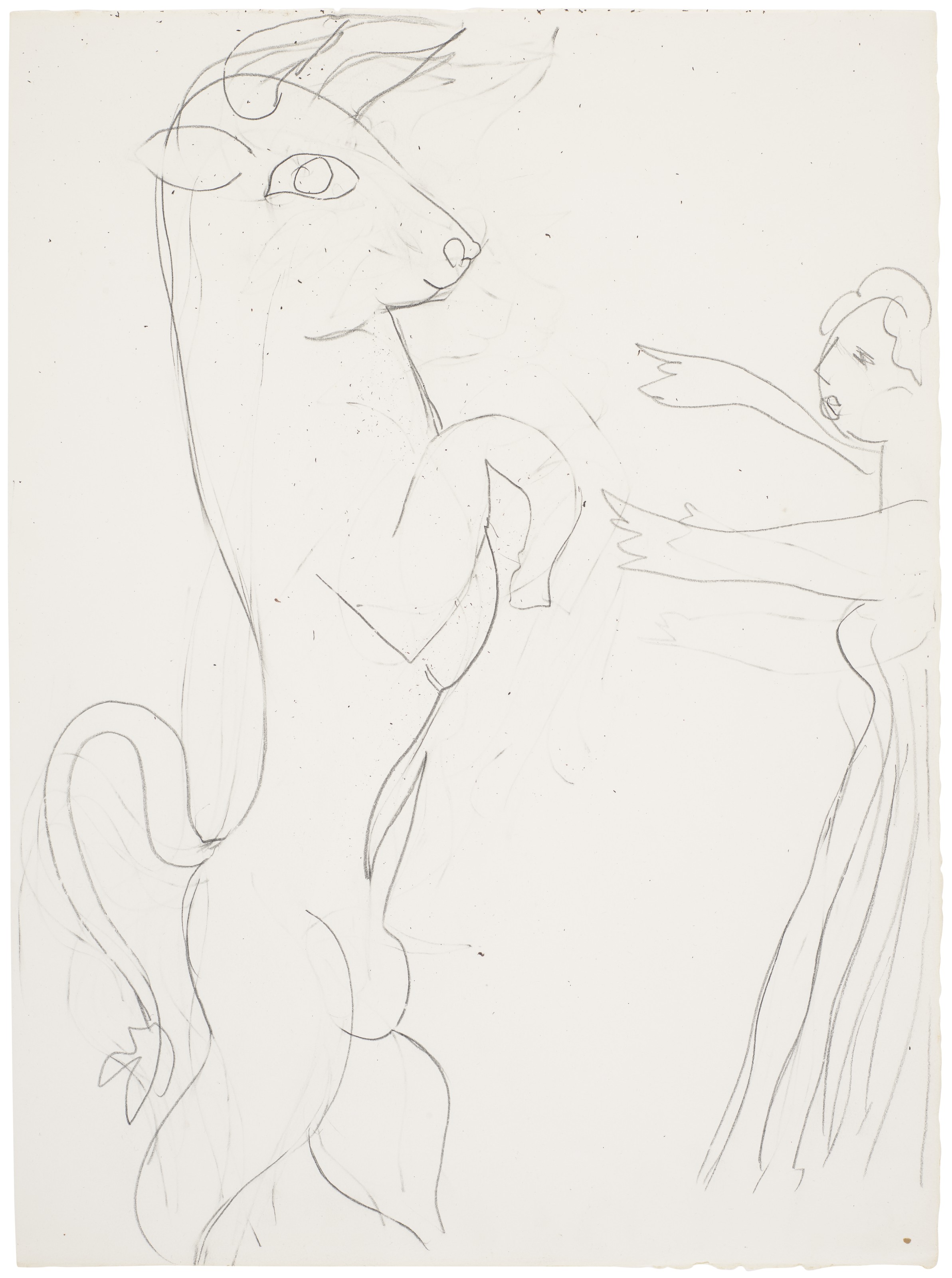 Minotaure et femme
