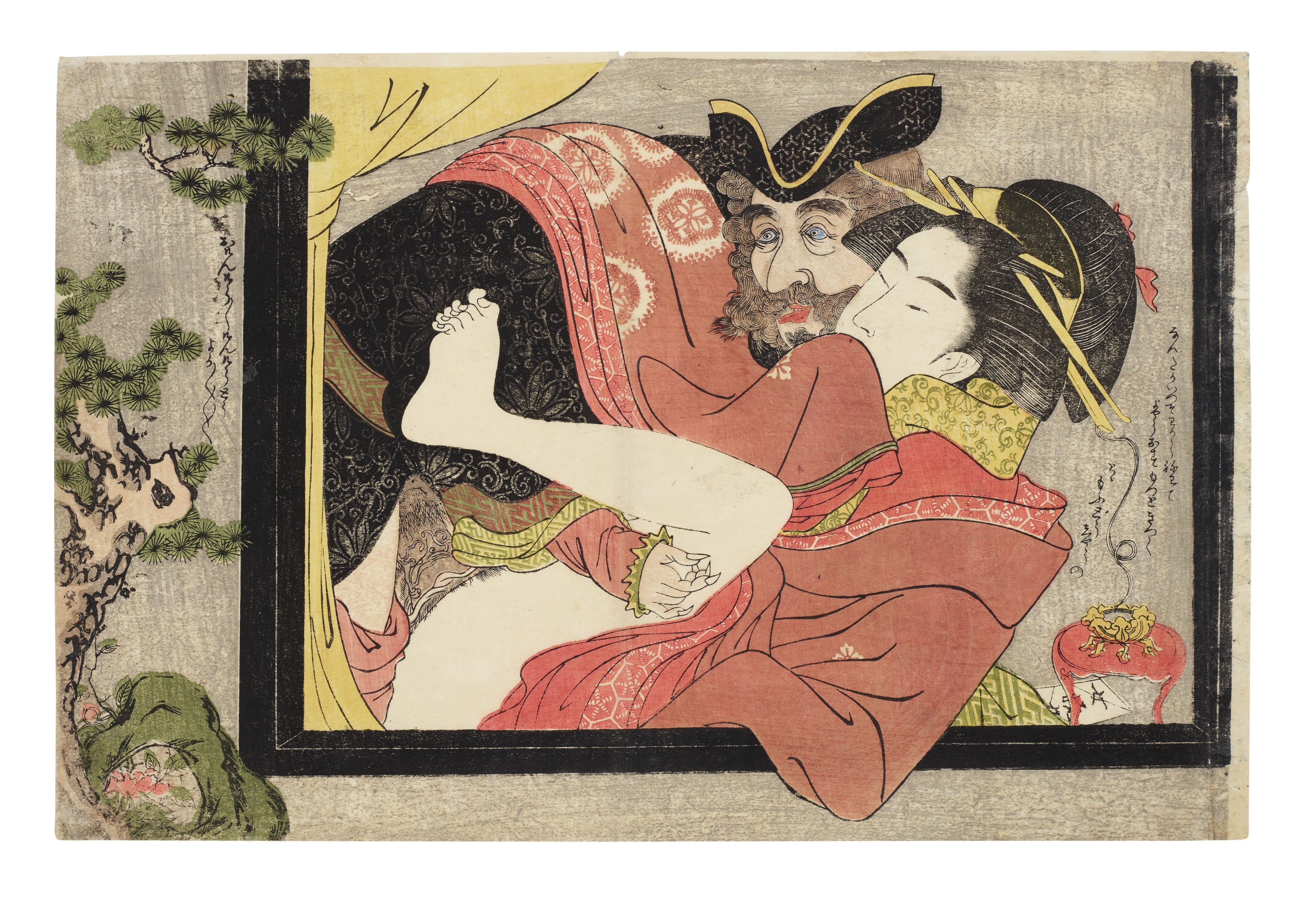 Catalog image of Dutchman and Maruyama Courtesan