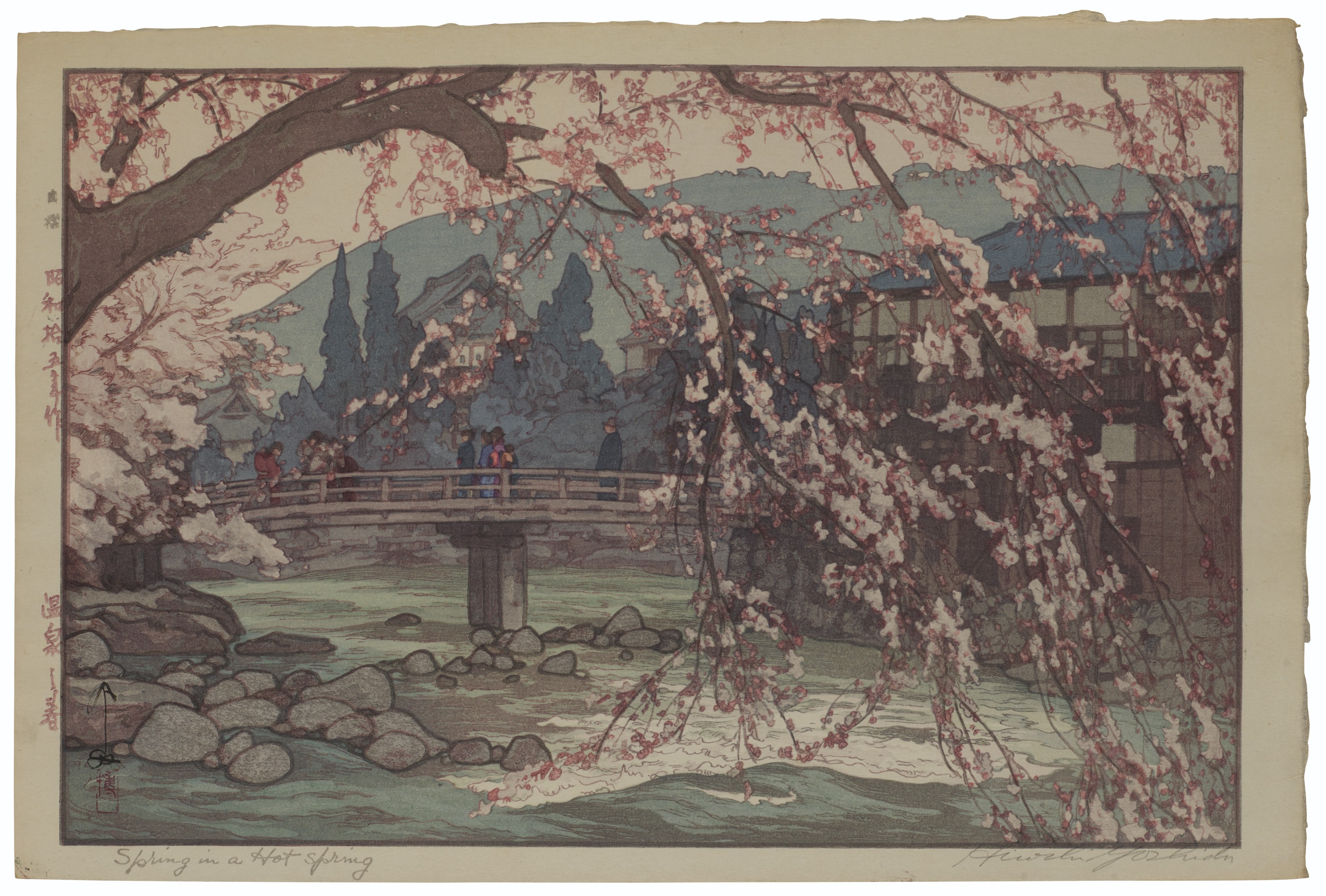 YOSHIDA HIROSHI (1876-1950), Nikko kiri no hi (Misty day in