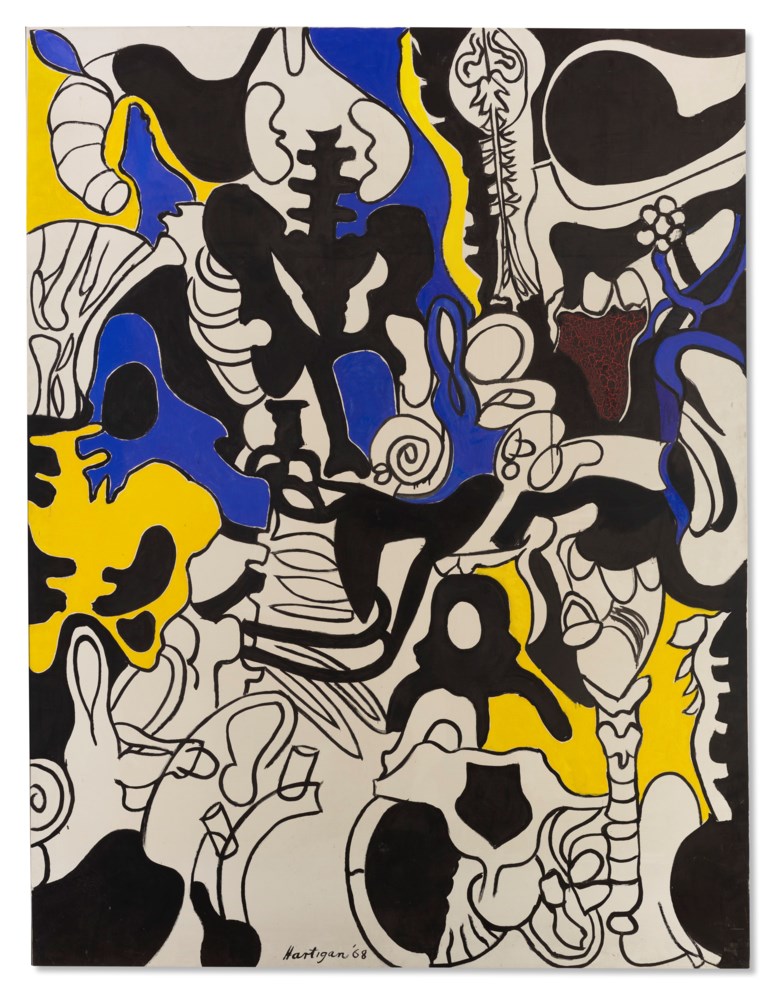 Grace Hartigan (1922-2008), Professor Max Heim of Hanover, 1968. Oil on canvas. 102 x 78 in (259.1 x 198.1 cm). Price on request. Offered in Grace Hartigan No Rules on 17 July-8 August 2021 at Christie’s Southampton