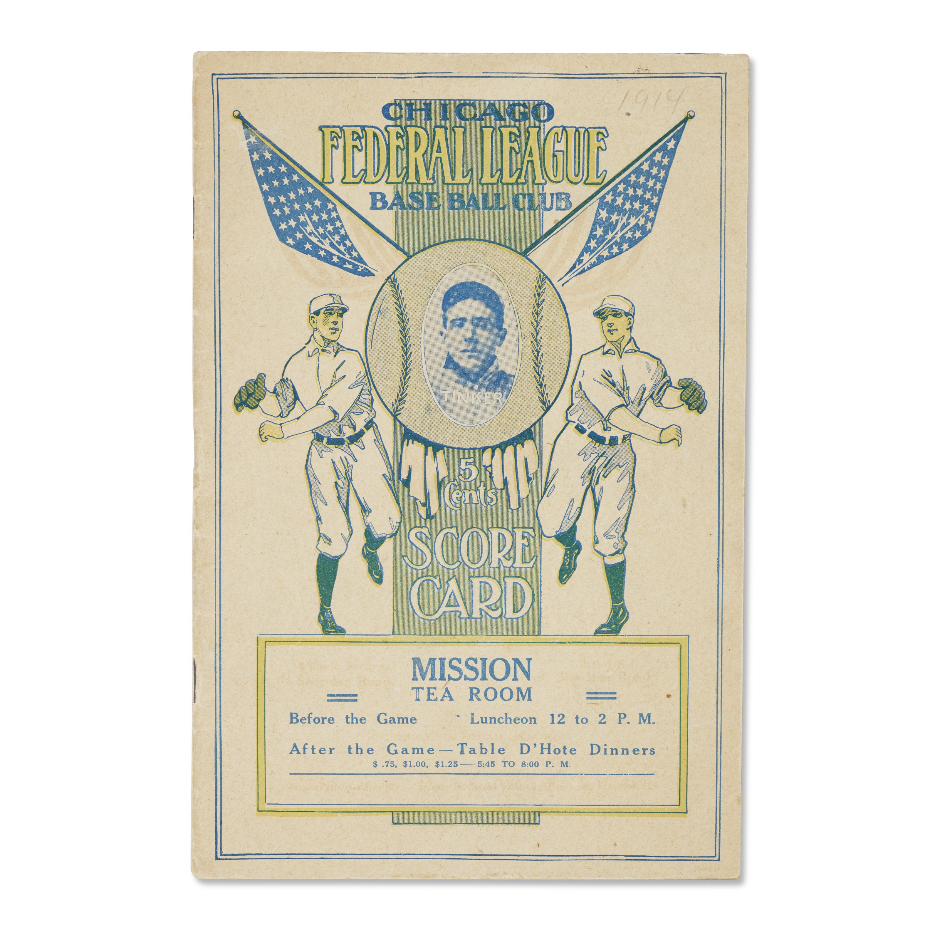 1914 Chicago vs. St. Louis Federal League Program, | Christie’s