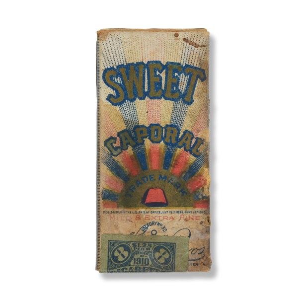 sweet caporal cigarettes unopened Pair of Sweet Caporal Tobacco Cigarette Packages c.1910-20s,