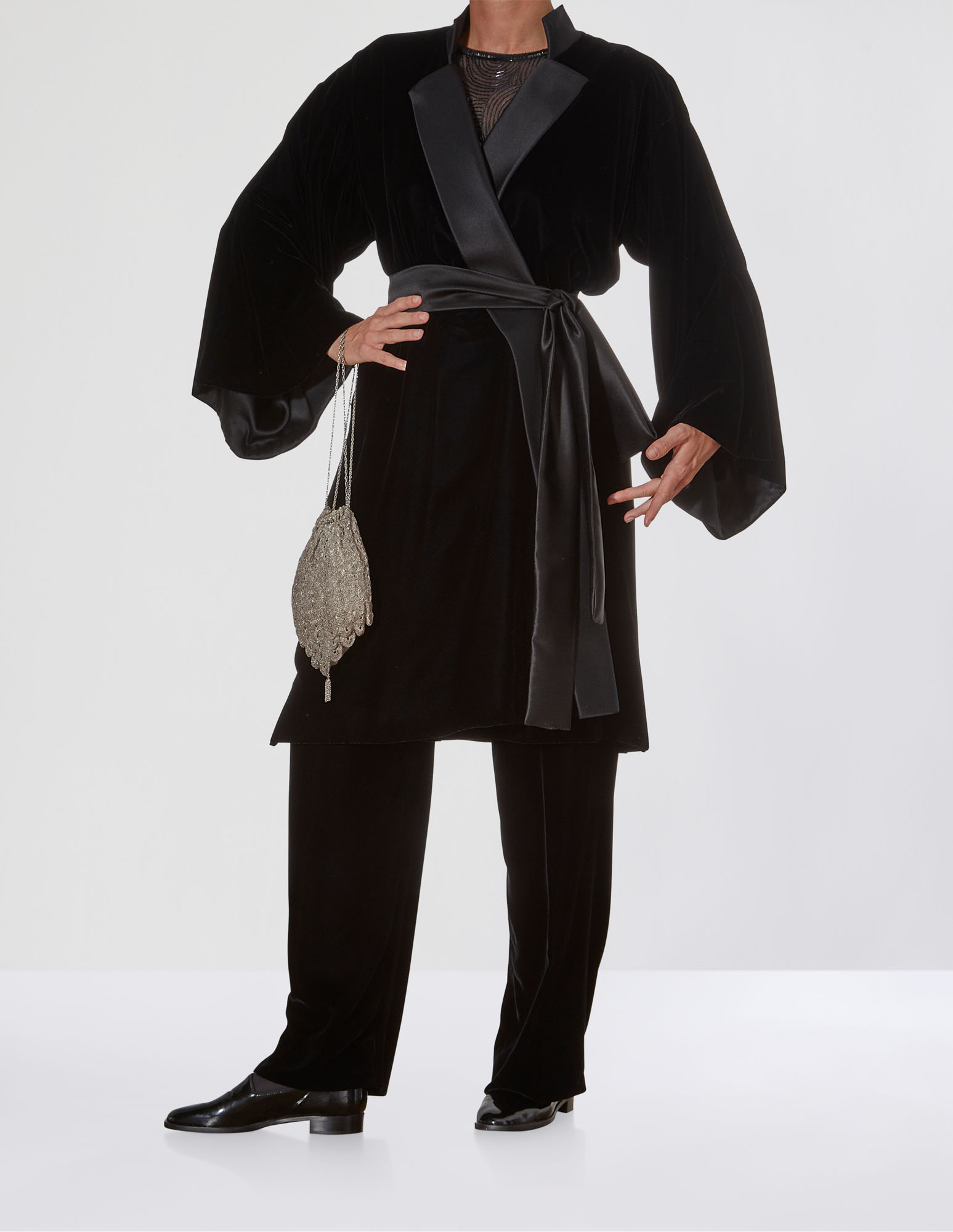 YVES SAINT LAURENT HAUTE COUTURE AUTOMNE HIVER 1992 1993 ENSEMBLE