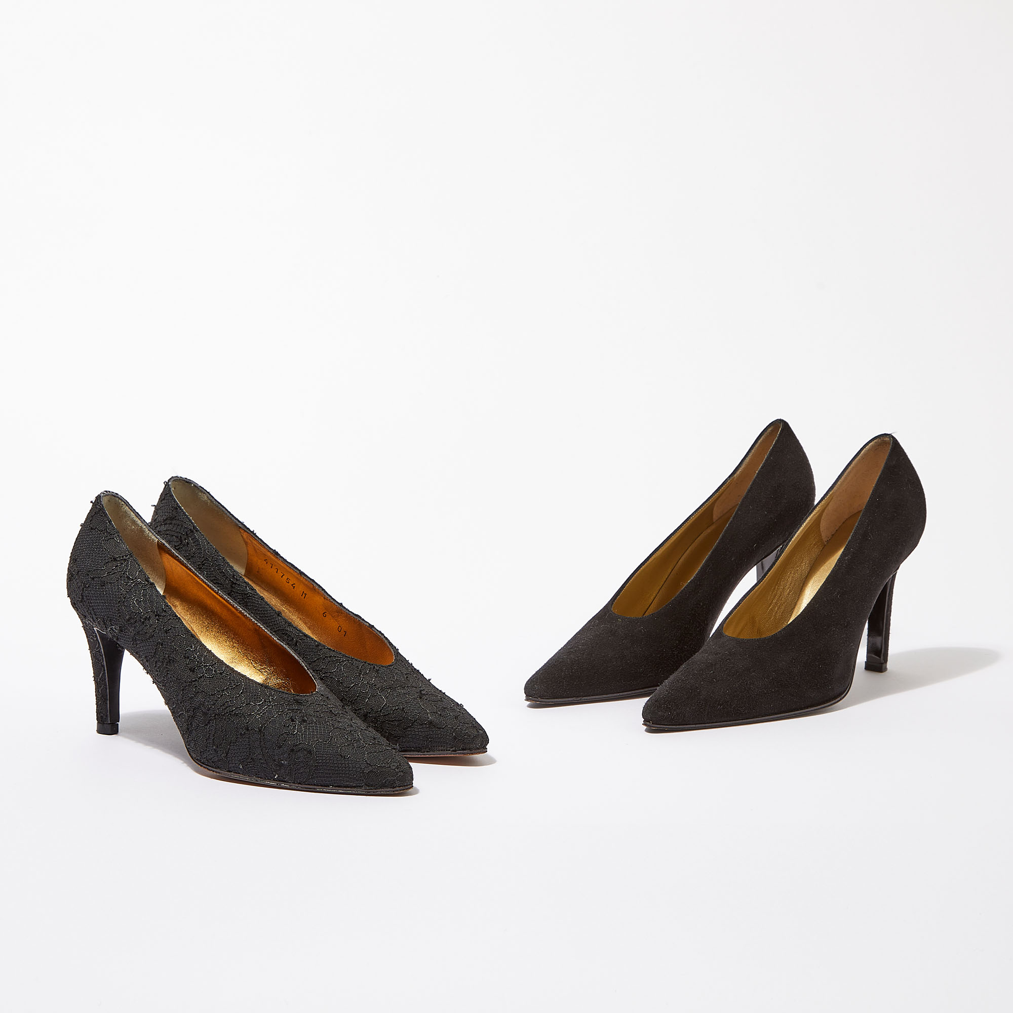 escarpin noir yves saint laurent