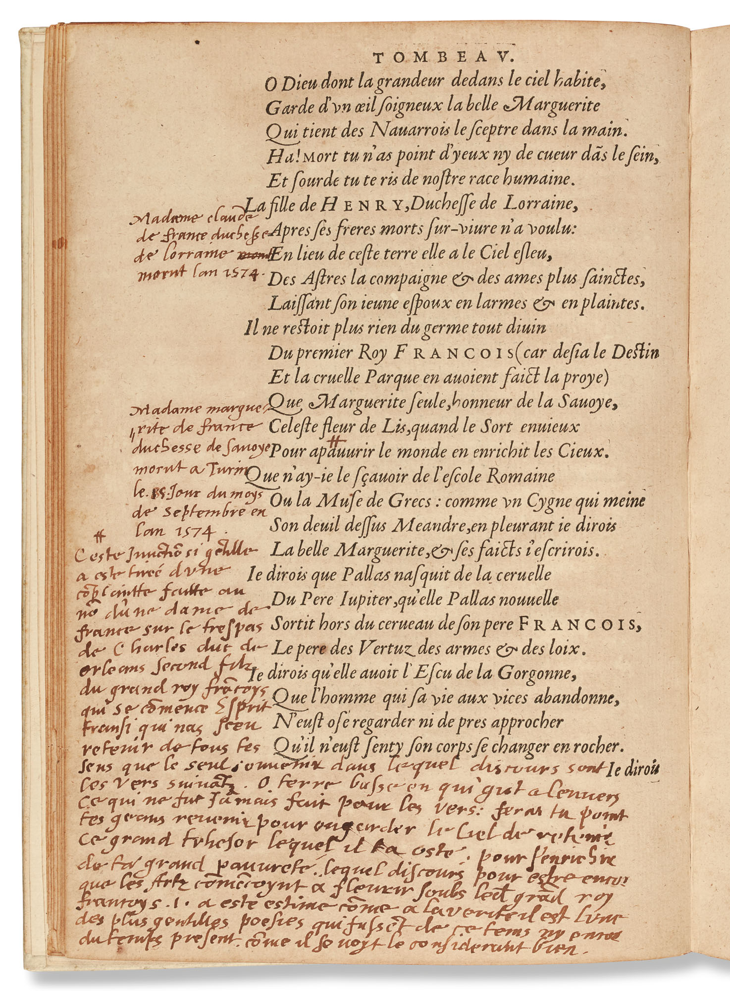 RONSARD, Pierre de (1524-1585). Le Bocage de P. de Ronsard ...