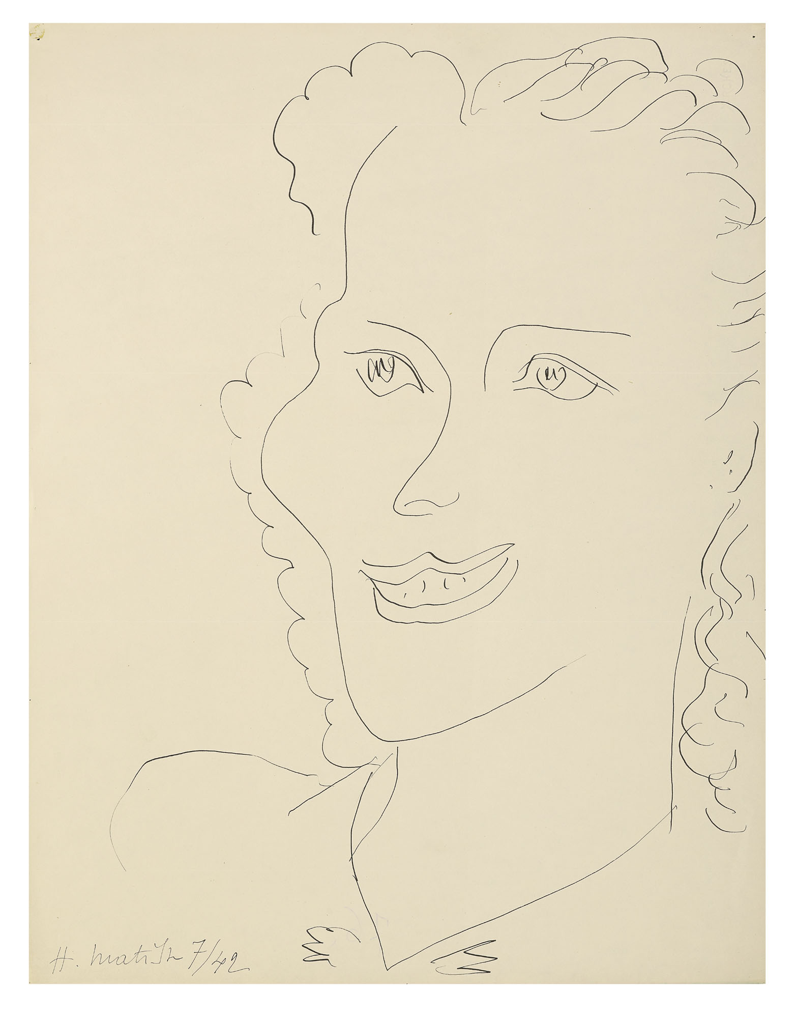 Femme souriante