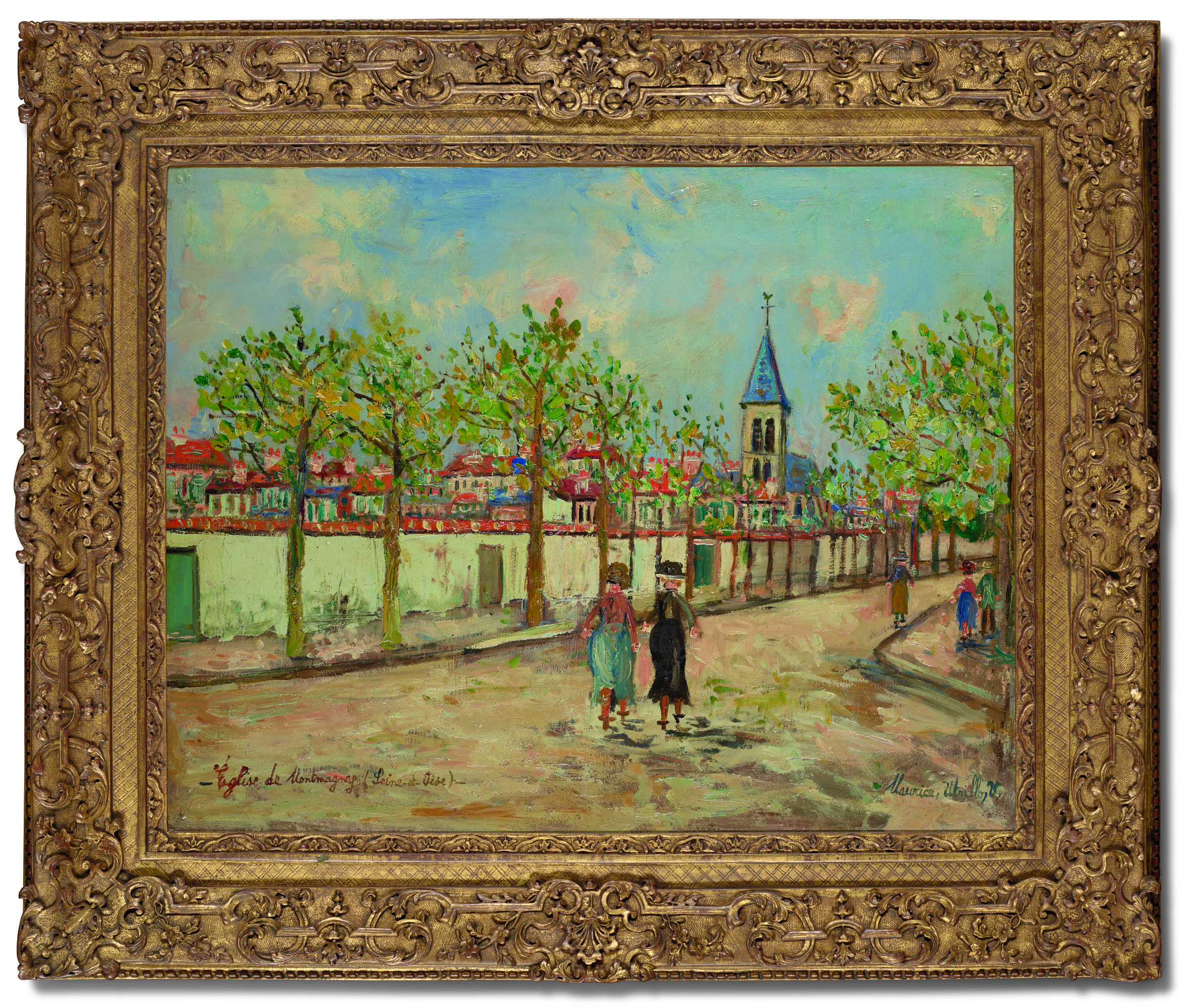 Maurice Utrillo、LANNOIS(SEINE ET OISE) MAURICE UTRILLO | SANNOIS (SEINE ET OISE) | Impressionist