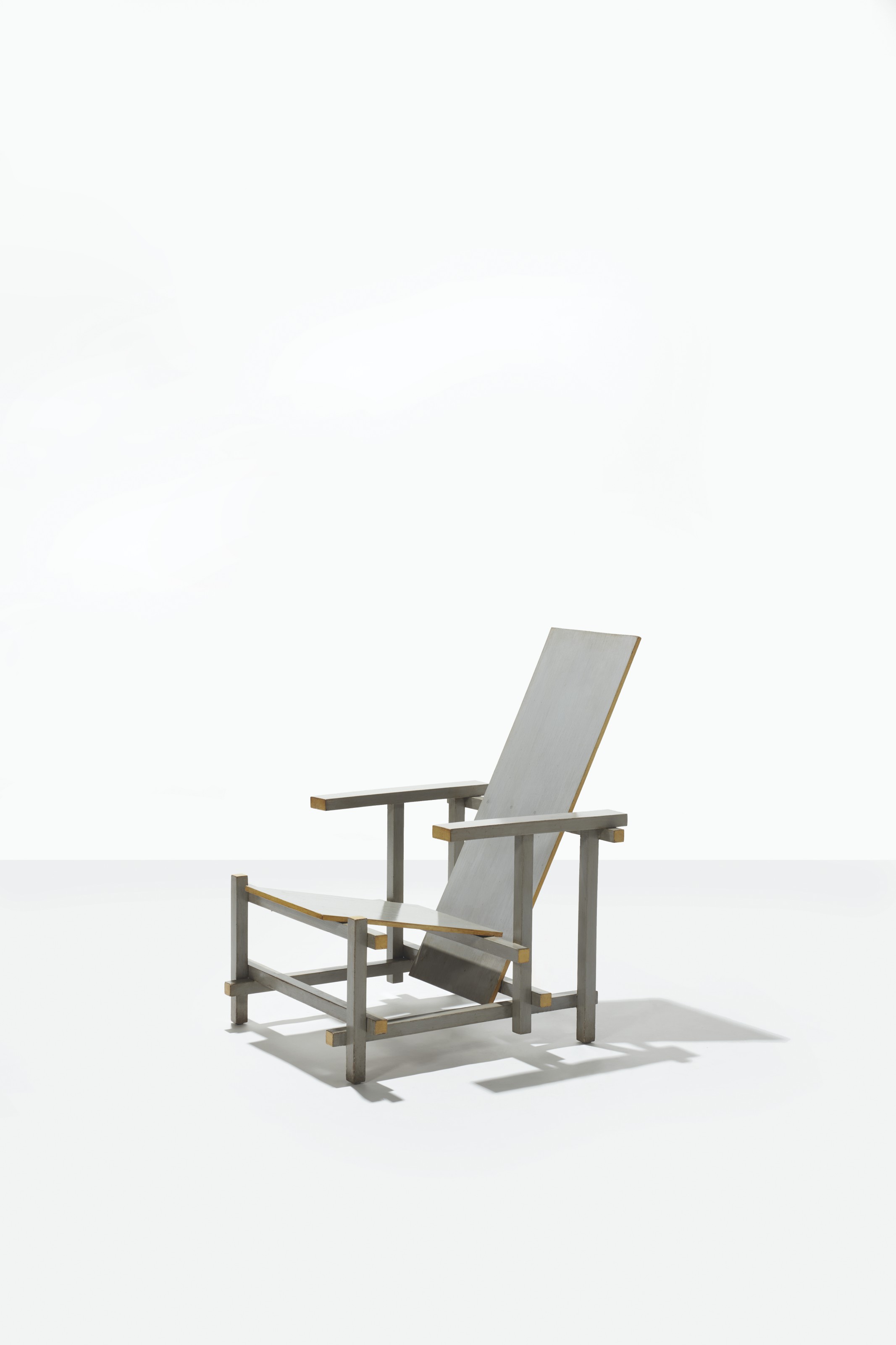 Gerrit Thomas Rietveld (1888-1964), Armchair, 1919. Stained, painted and varnished beechwood, painted and varnished plywood, made circa 1920-25. Sold for &euro;375,000 on 1 June 2021 at Christie&rsquo;s in Paris. Artwork: &copy; Gerrit Rietveld, DACS 2023