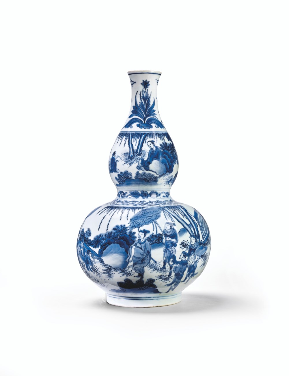 vase-double-gourde-en-porcelaine-bleu-blanc-chine-epoque-transition