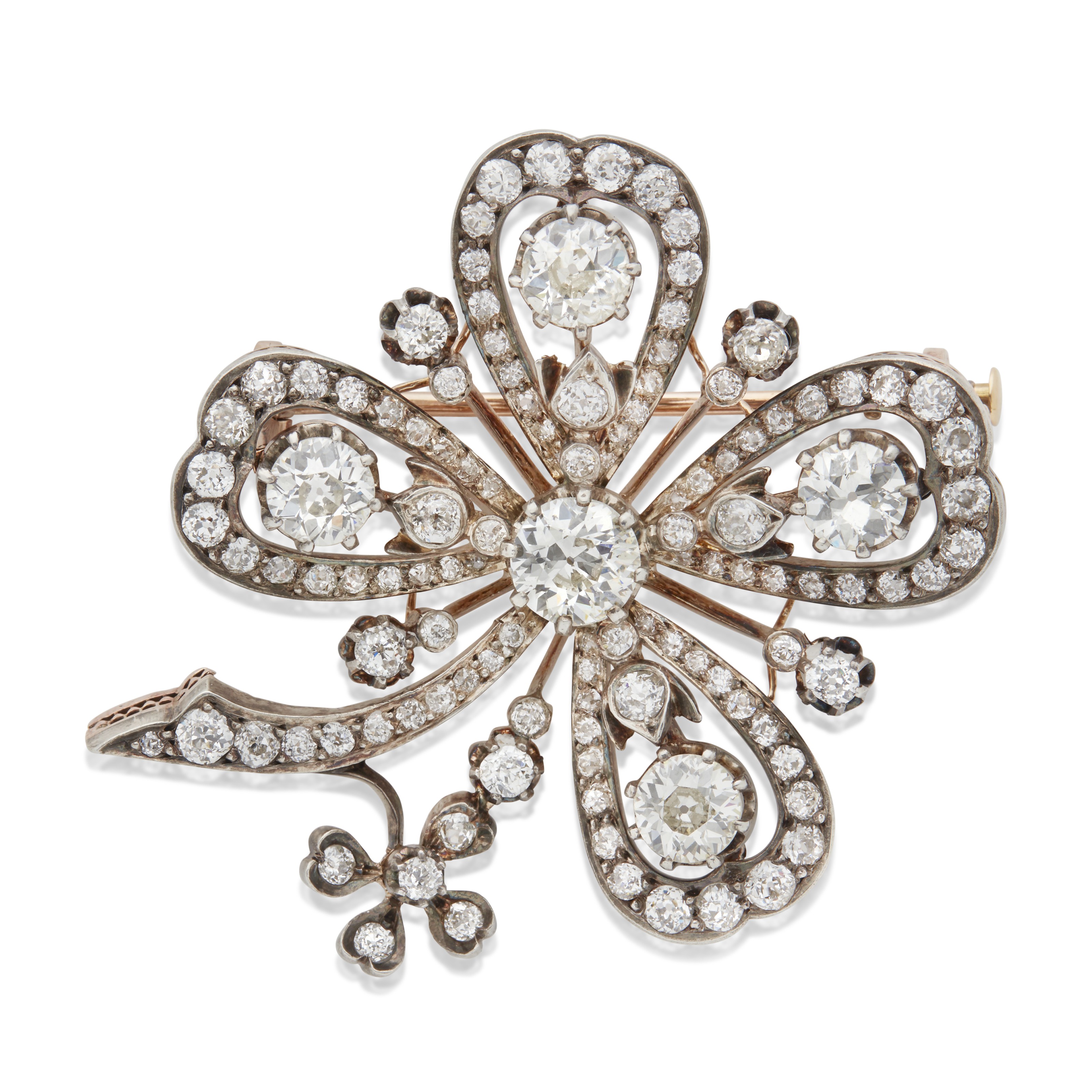Broche Vintage 'L'Aiglon', Fin Du XIXème Siècle, En Matière Synthétique Noire - Bon état