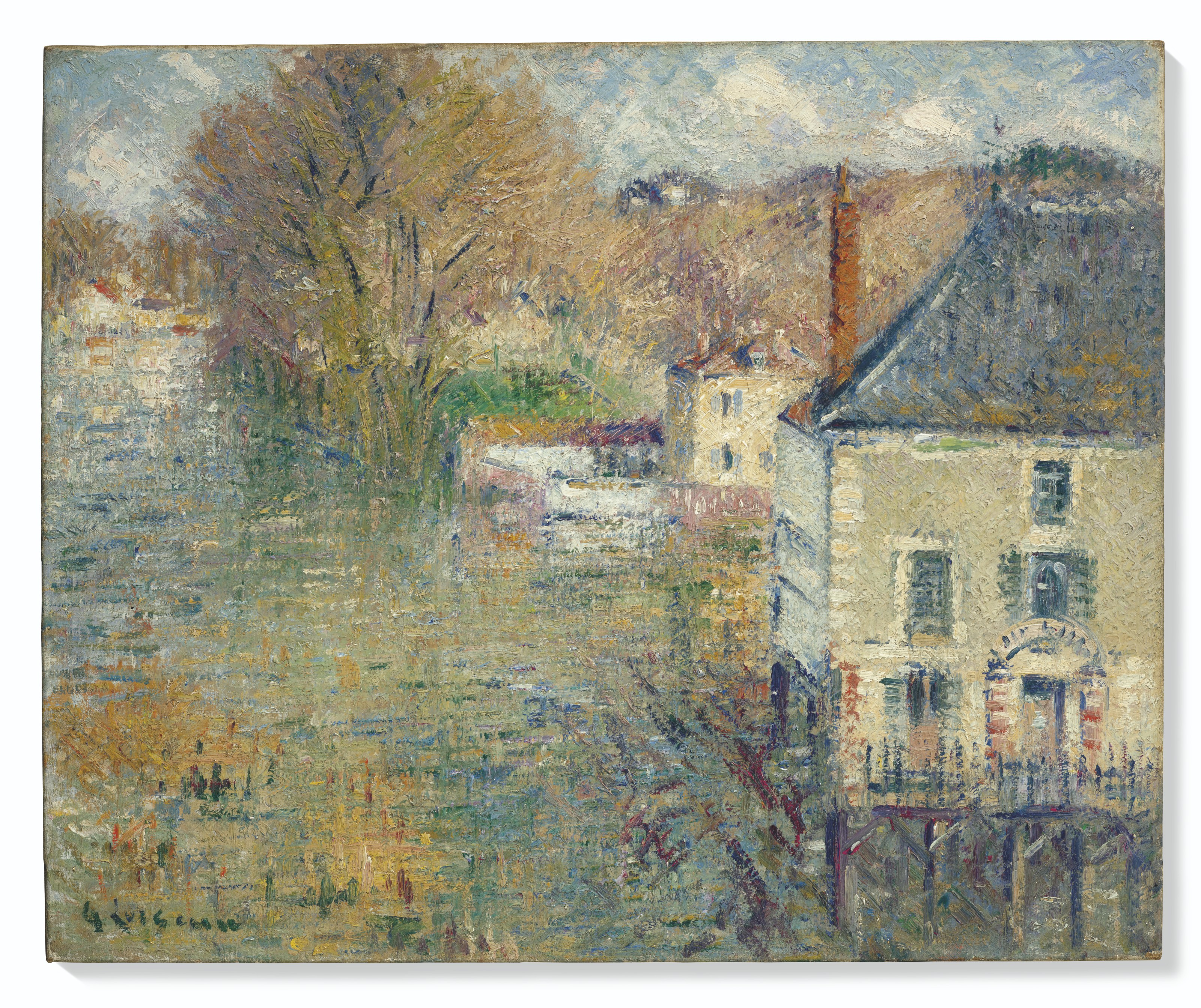 Pierre Bonnard、 La Prairie au Printemps Début du printemps à la campagne de Pierre Bonnard