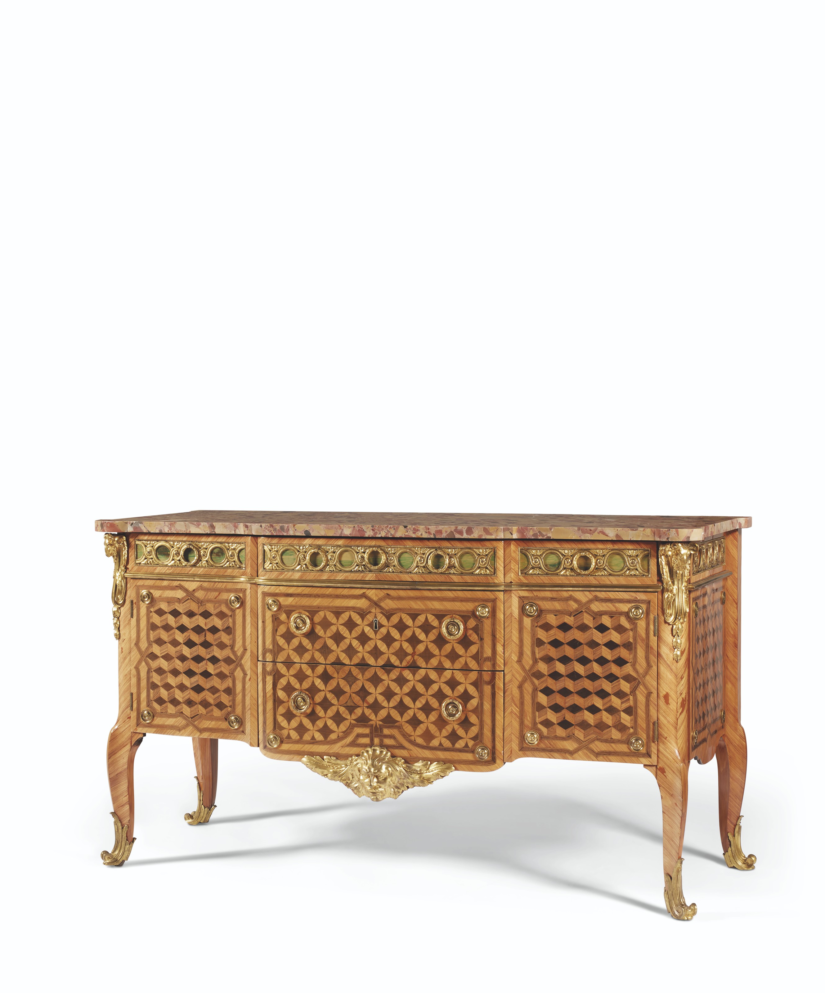 COMMODE D'ÉPOQUE TRANSITION, ESTAMPILLE DE JEAN-FRANÇOIS OEBEN, VERS ...
