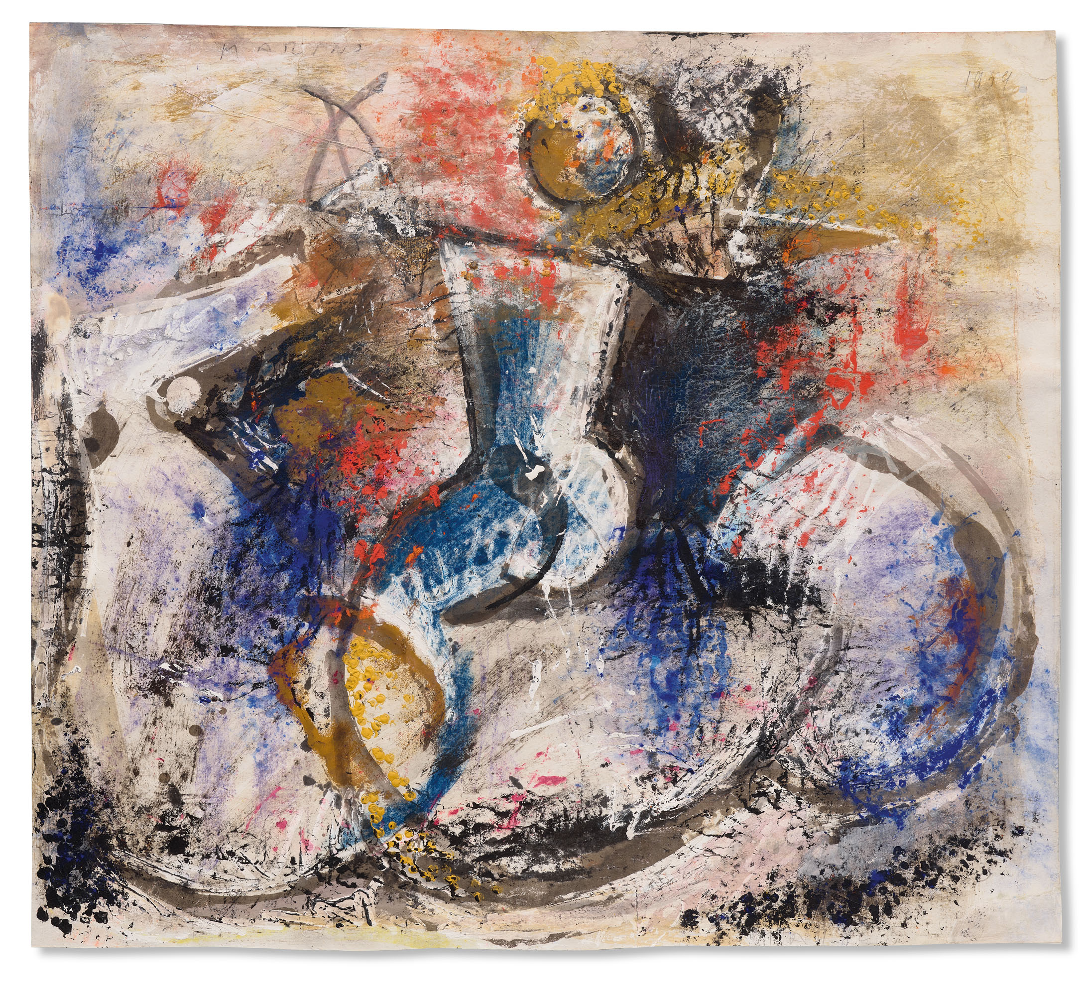 Raoul Dufy (1877-1953), Violon rouge sur fond bleu | Christie's