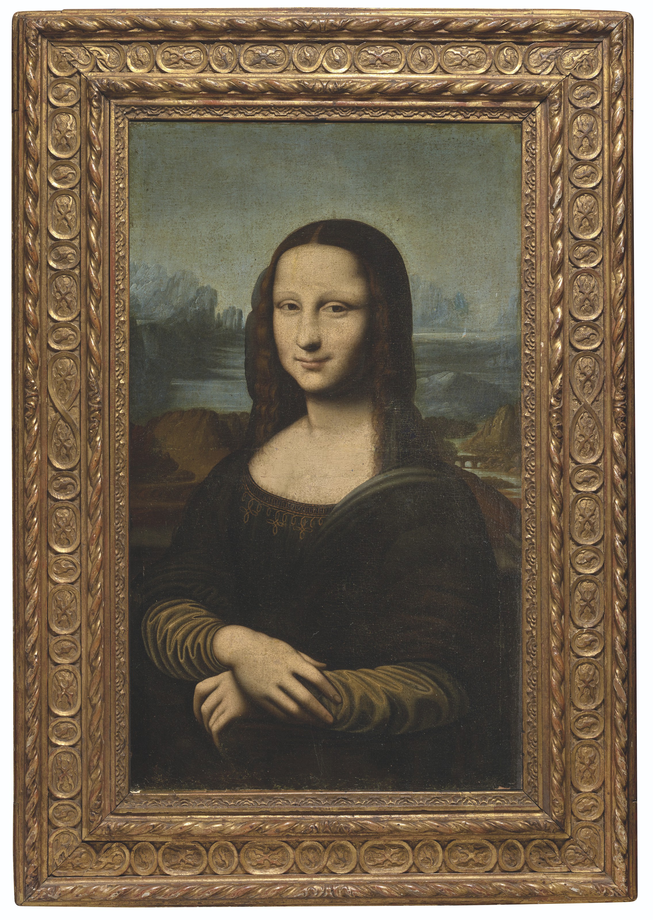 ÉCOLE ITALIENNE DU DÉBUT DU XVIIe SIÈCLE, SUIVEUR DE LÉONARD DE VINCI, The  Hekking Mona Lisa | Christie's, image size:2271x3200