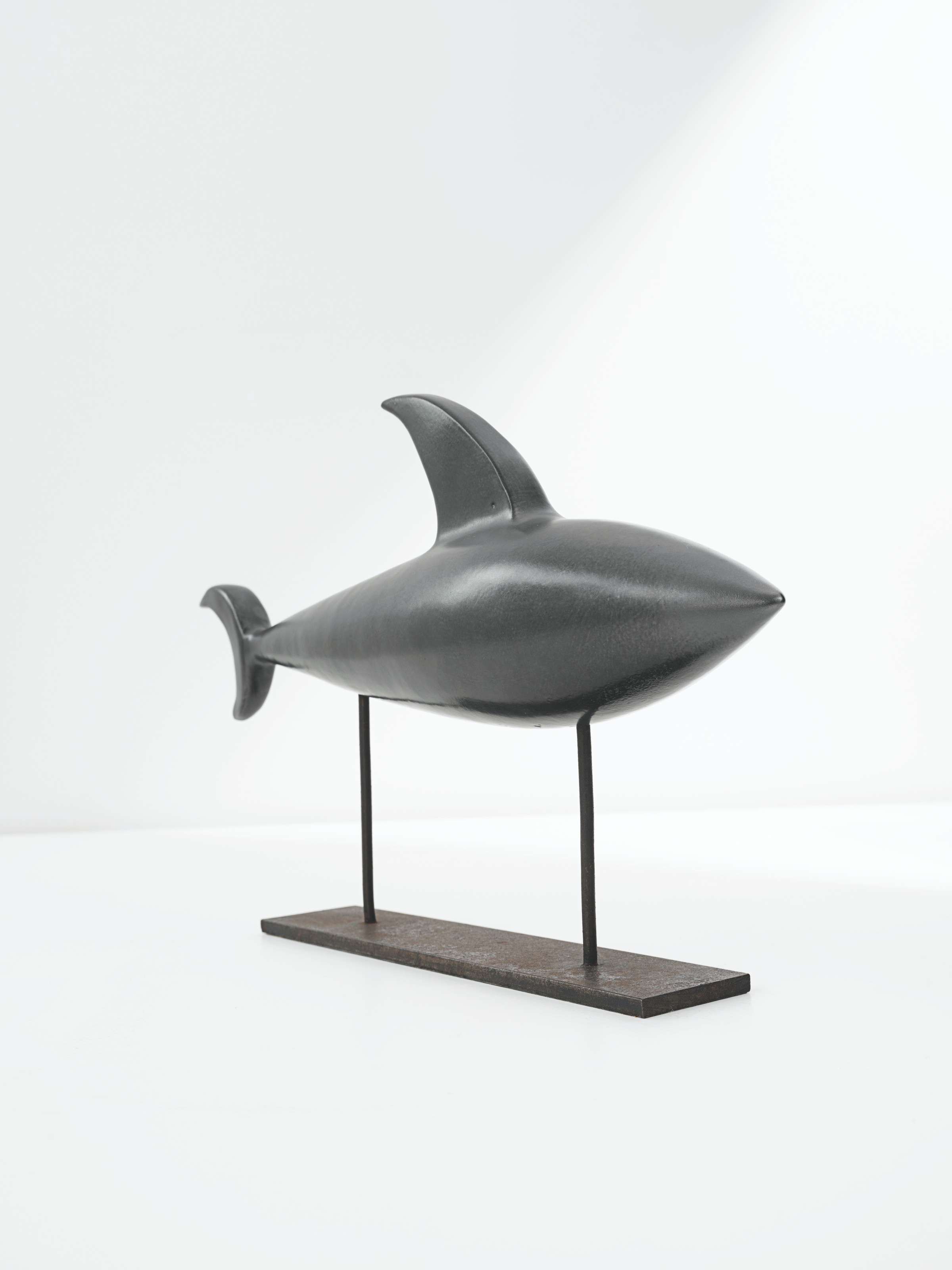 Georges Jouve (1910-1964), Sculpture &lsquo;Requin,&rsquo; vers, 1955. Metal. 9 x 15⅜ x 3⅜ in (23 x 39 x 8.5 cm). Sold for &euro;225,000 on 2 November 2021 at Christie&rsquo;s in Paris