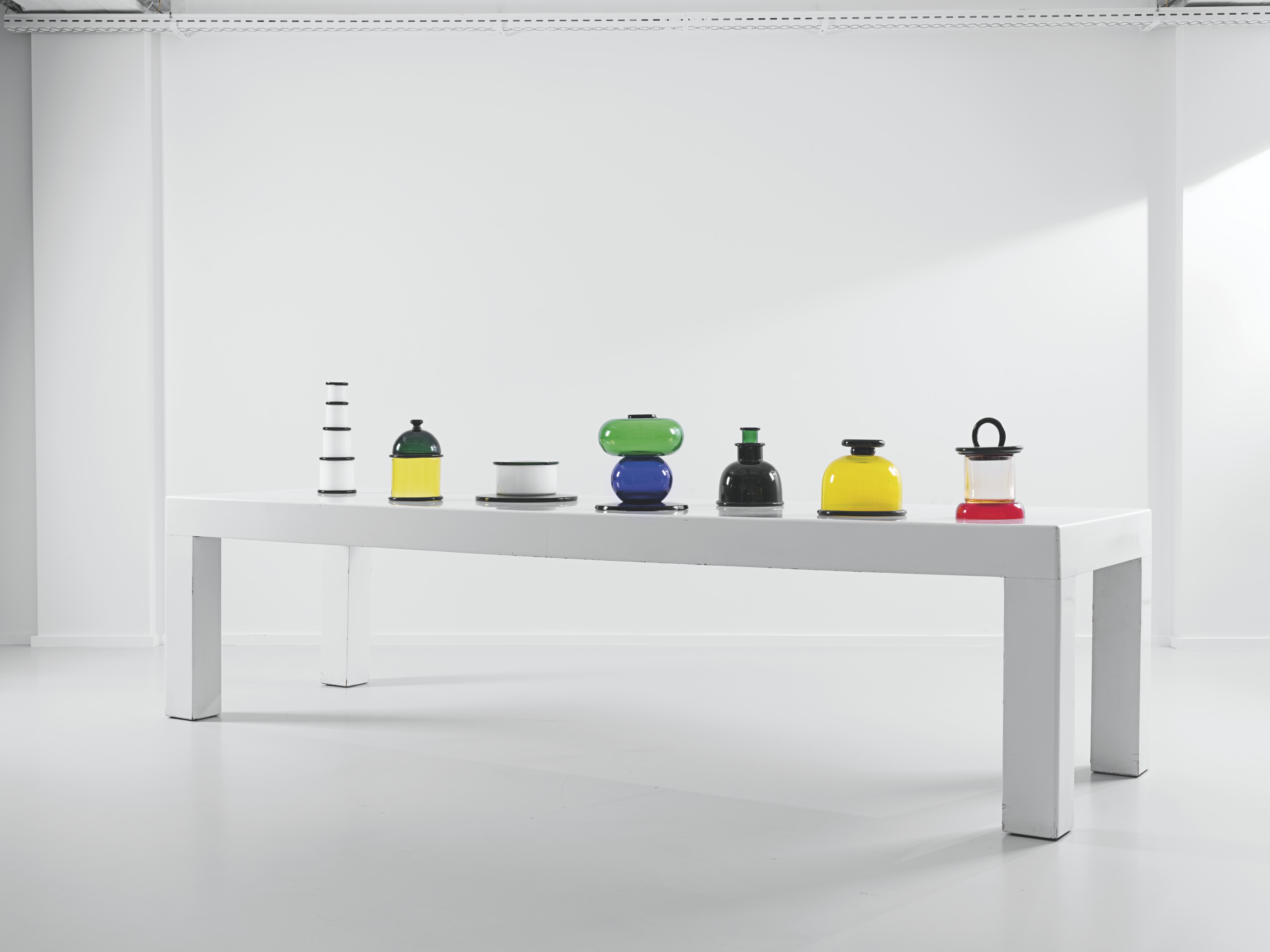 Vase 'Veniera', le modèle créé en 1974, réalisé par Vetreria Vis