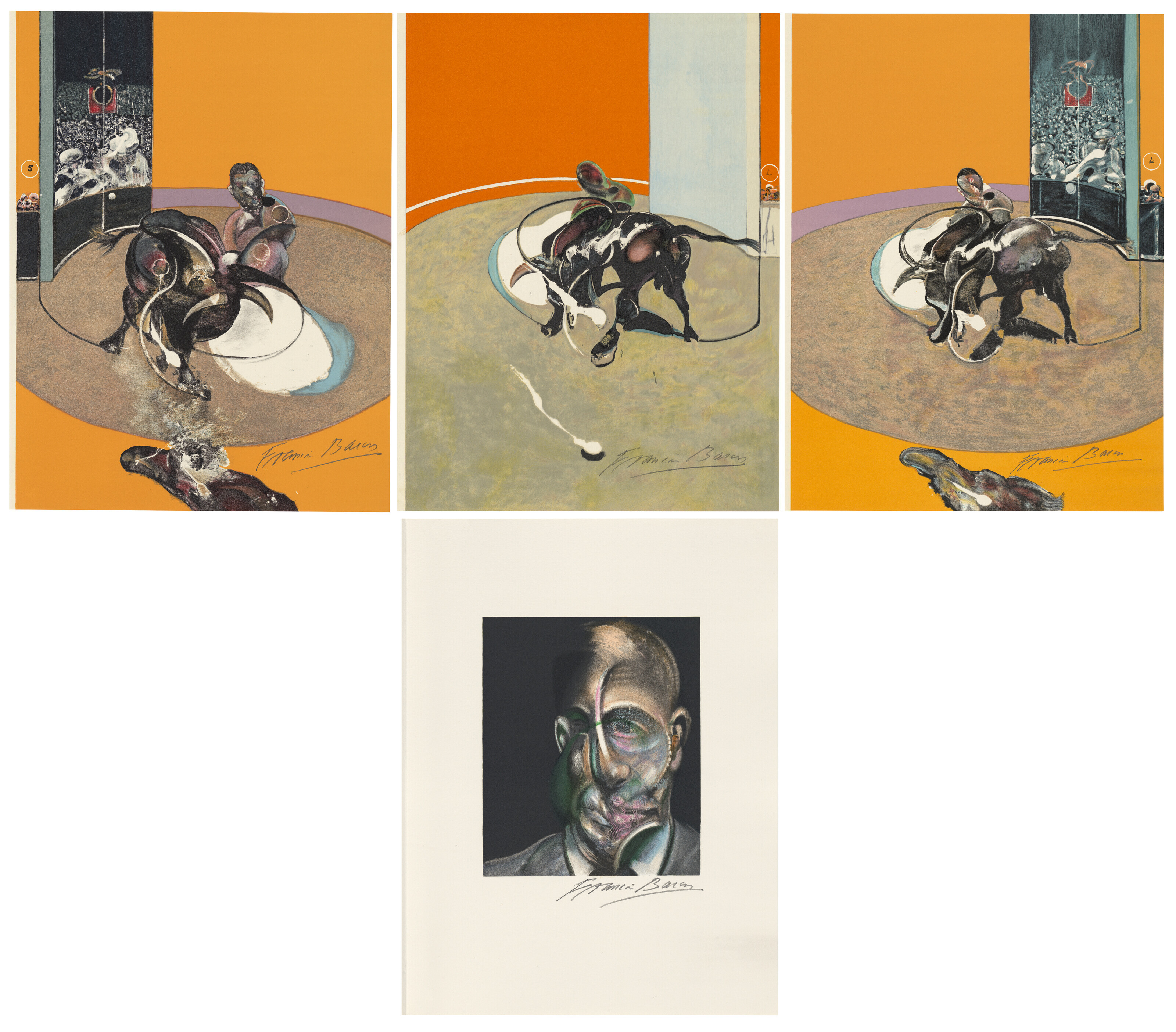 oeuvres récentes Francis Bacon ベーコン FRANCIS BACON (1909-1992), Miroir de la Tauromachie | Christie's