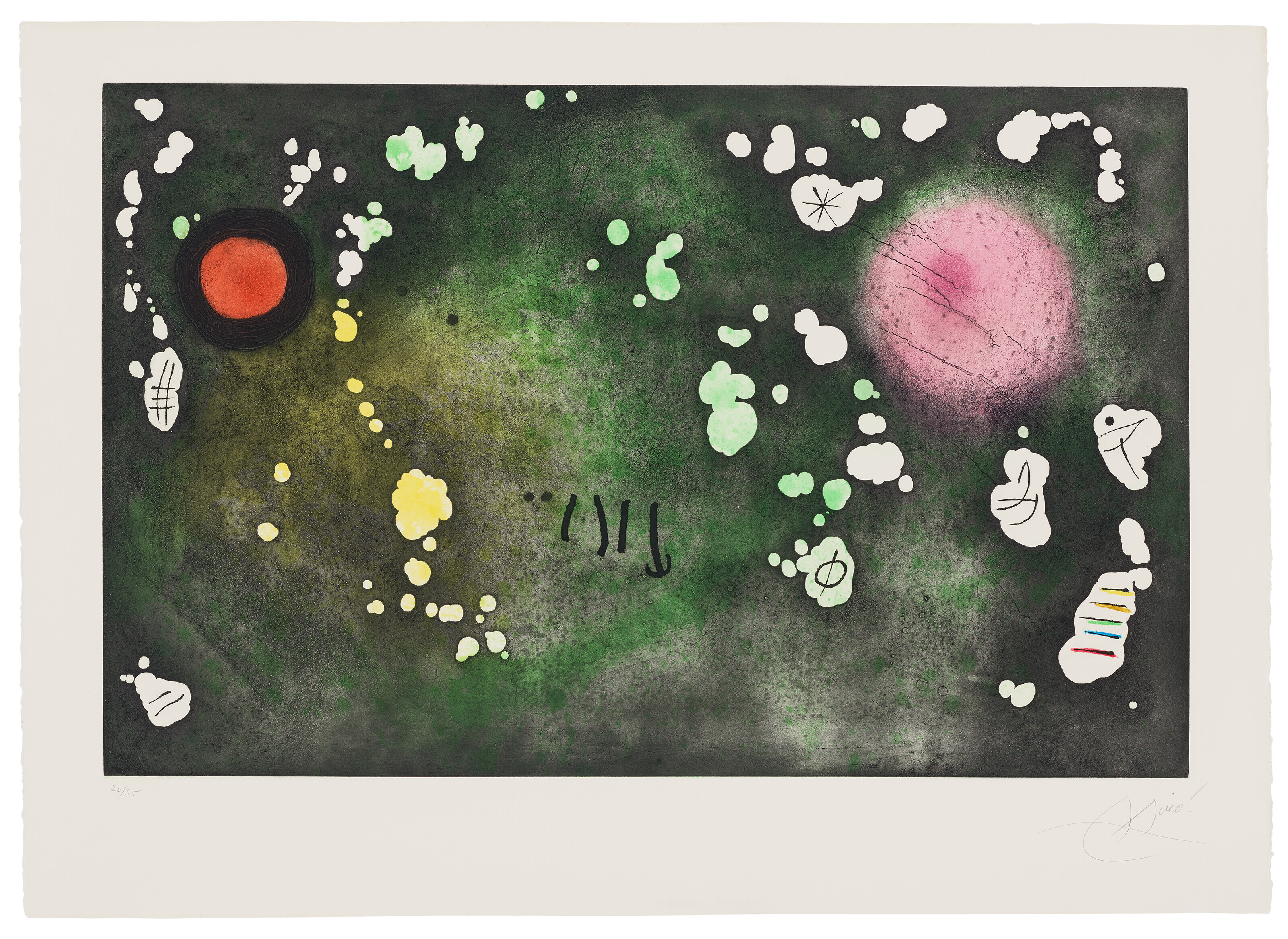 JOAN MIRÓ (1893-1983), Plate V, from: Serie II | Christie's
