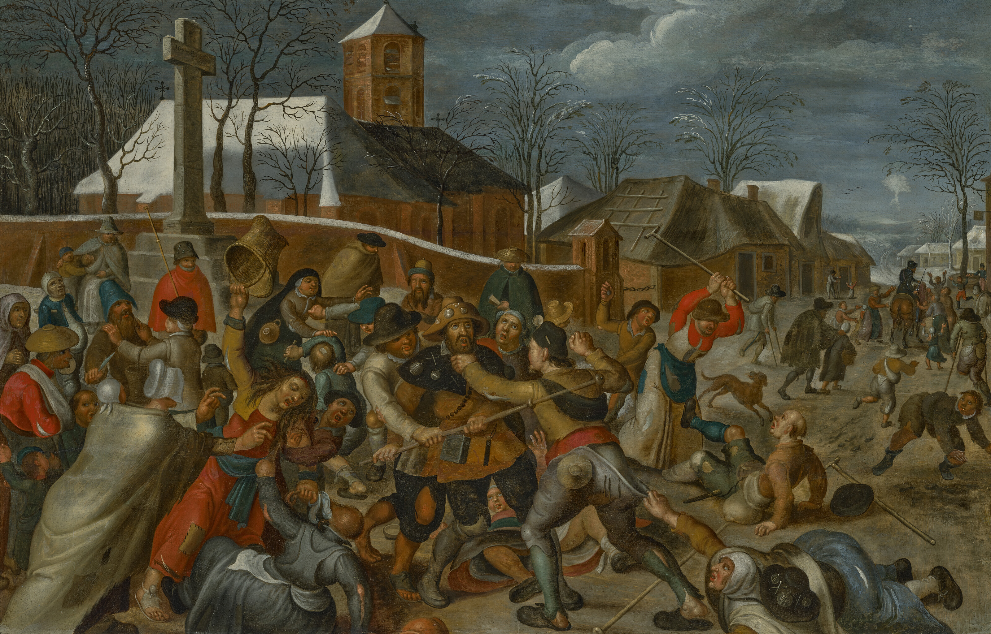 ATTRIBUTED TO MARTEN VAN CLEVE I (ANTWERP 1524-1581), Pilgrims