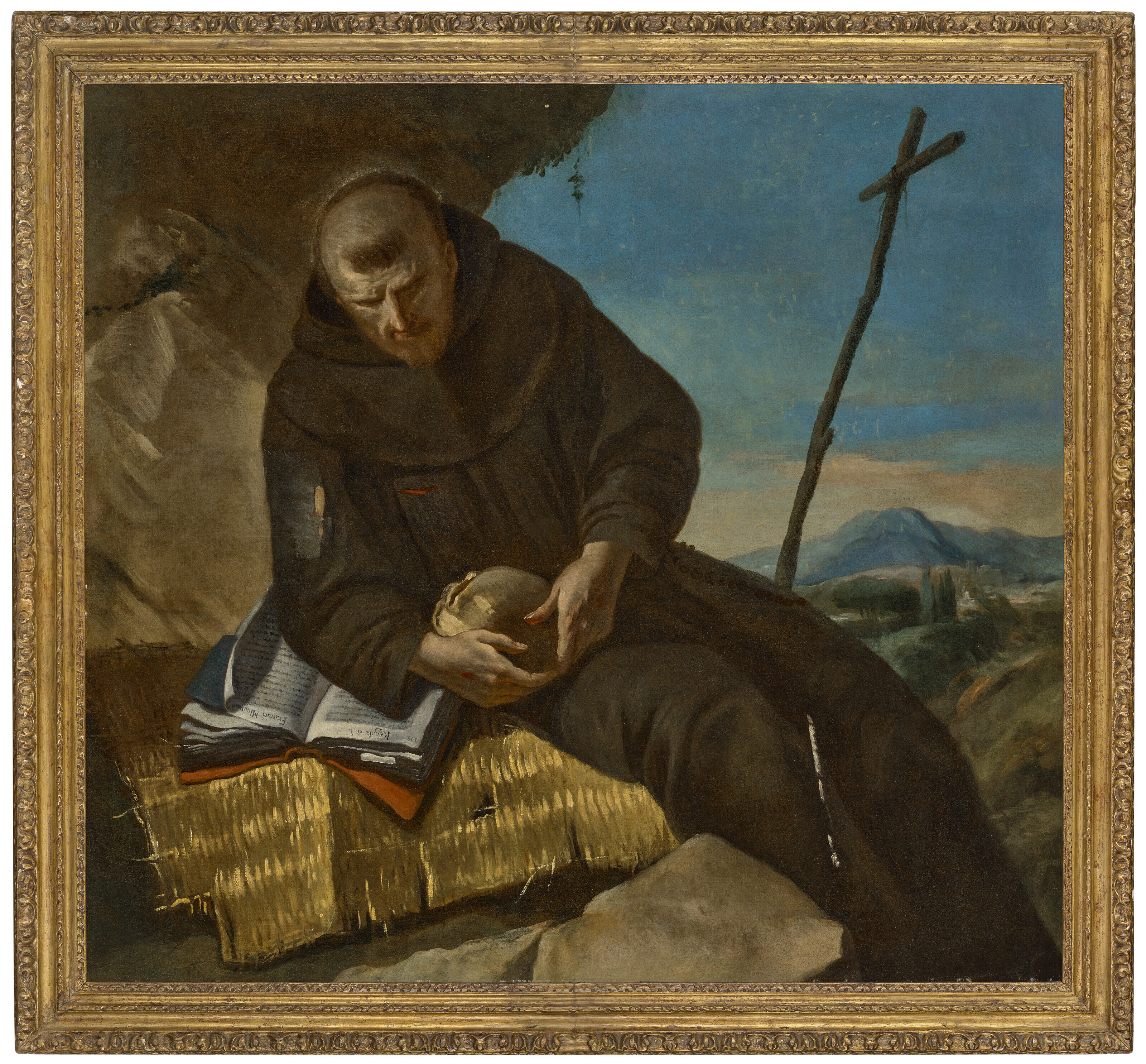 FRANCESCO ZUGNO (VENICE 1709-1787), Saint Francis in Meditation