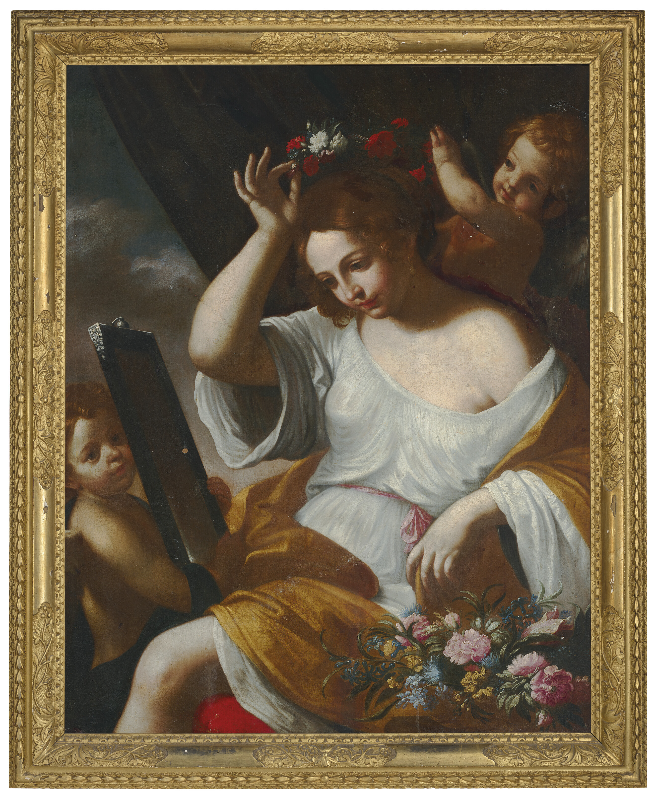 Catalog image of Venus at her toilet