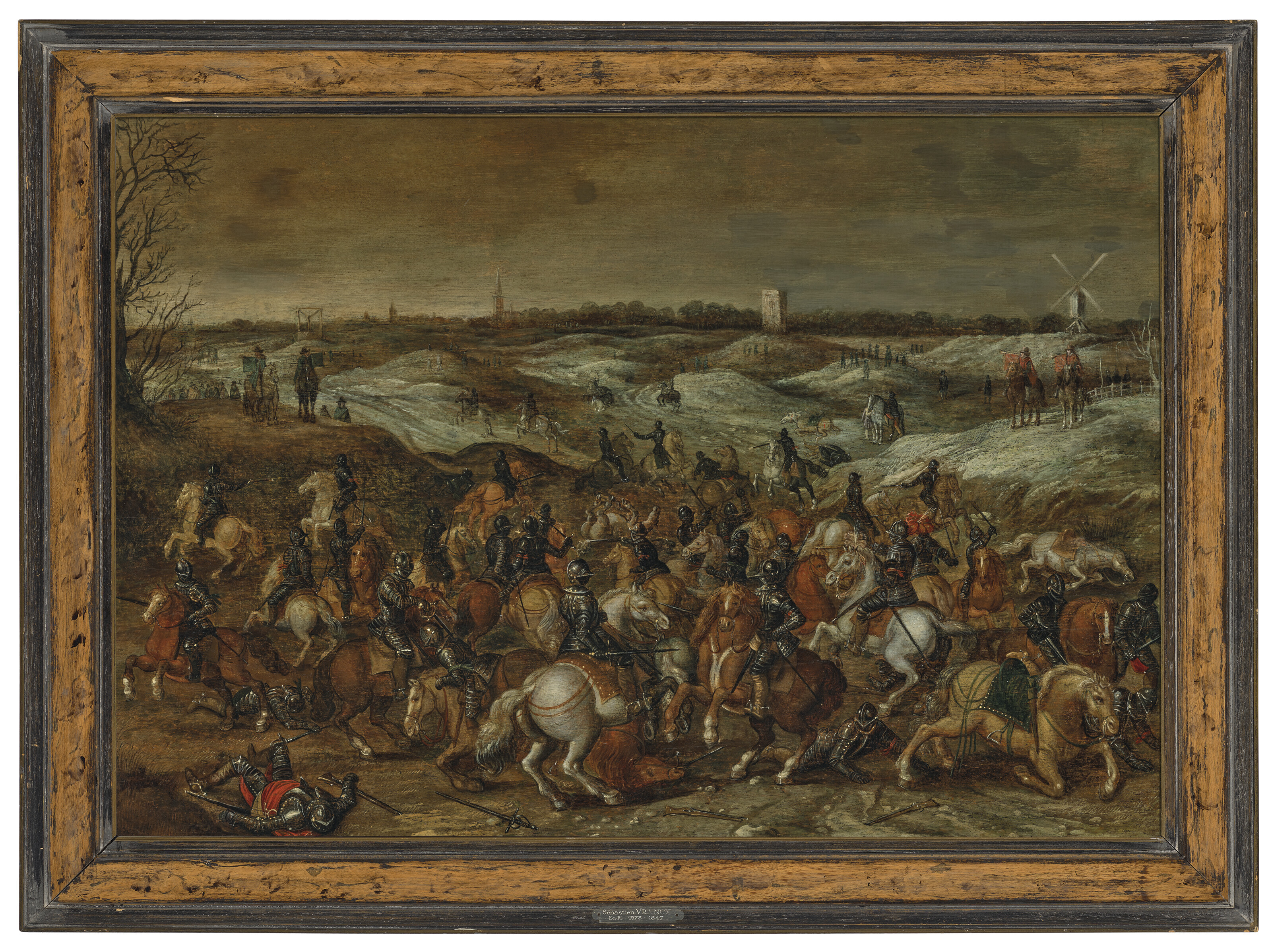 Catalog image of The battle between Bréauté and Lekkerbeetje on the Vughterheide, 5 February 1600