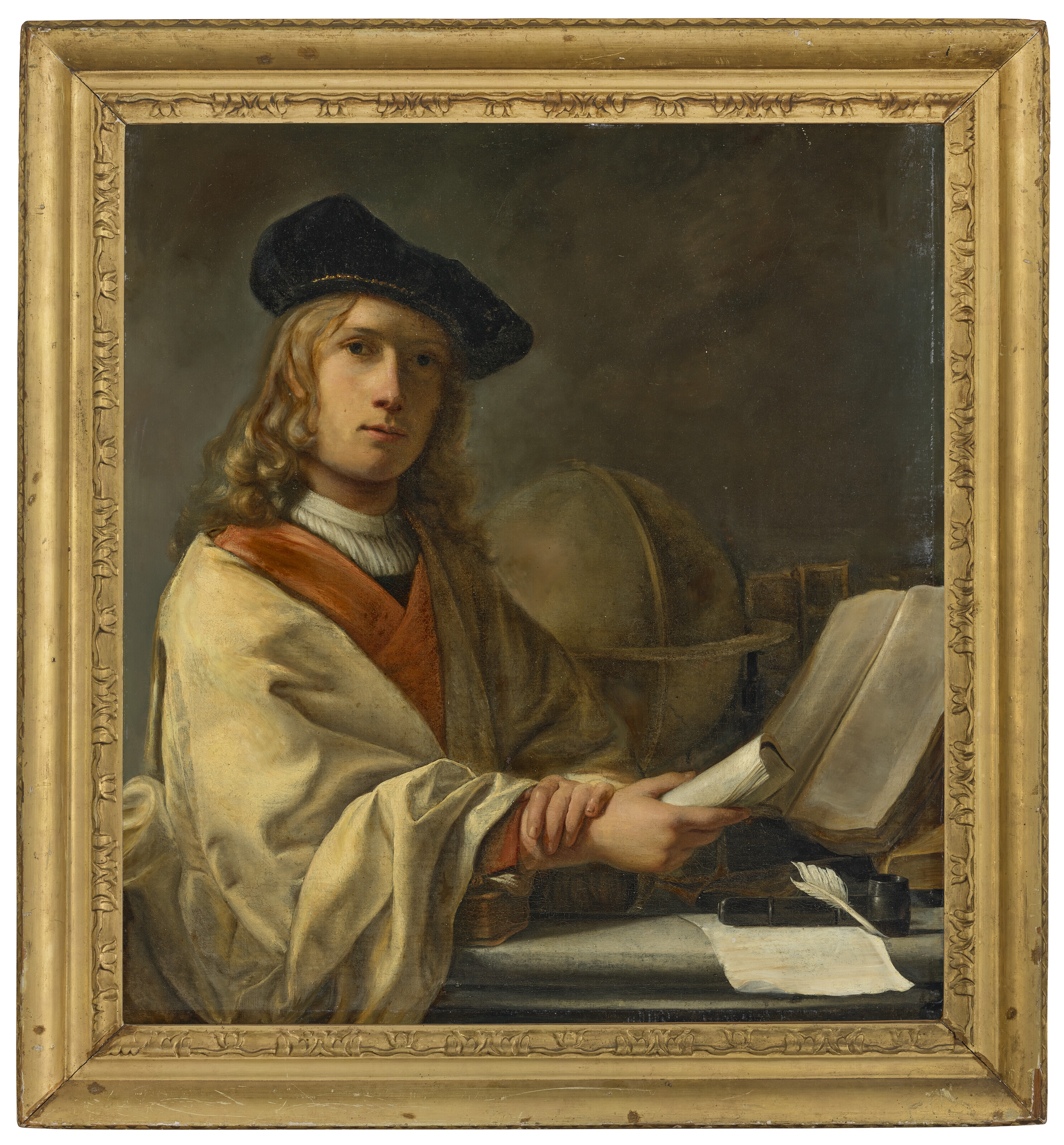 Portrait of an explorer at a desk