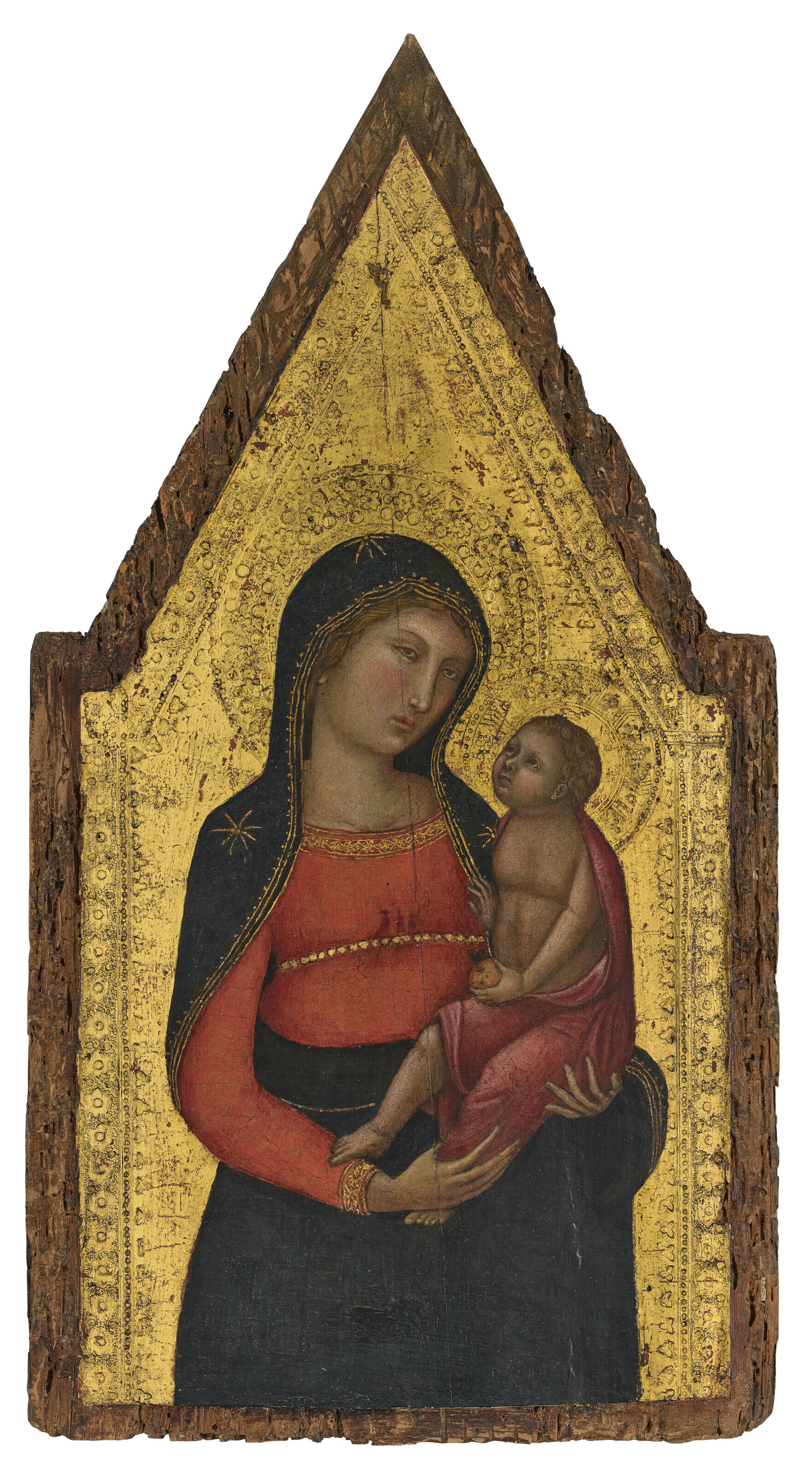 CIRCLE OF AMBROGIO LORENZETTI (SIENA 1285/90-1348), Madonna