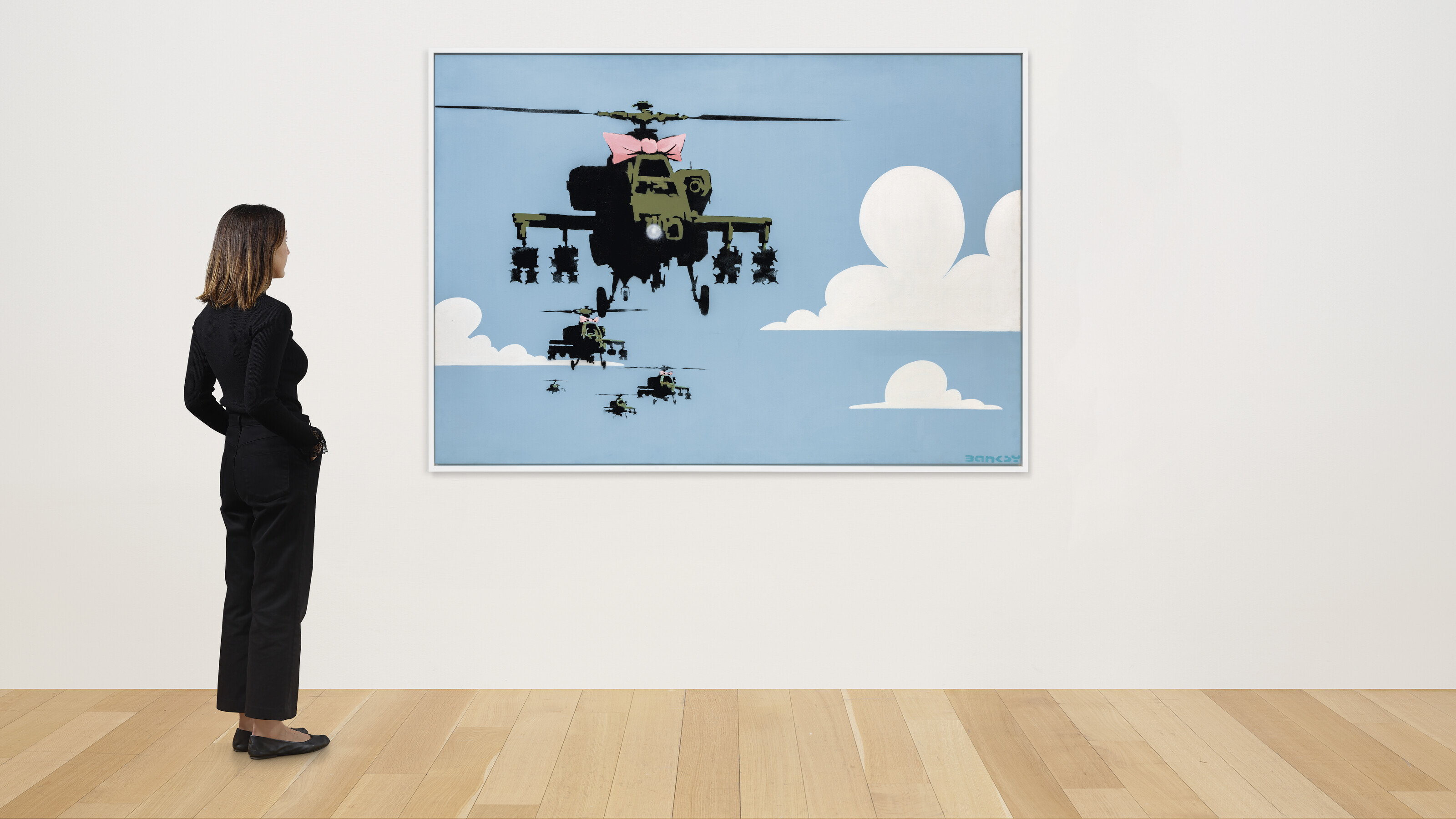 BANKSY HAPPY CHOPPERS WCP版 SHINWA NFT Banksy Happy Choppers (Signed Print) 2003 | For Sale