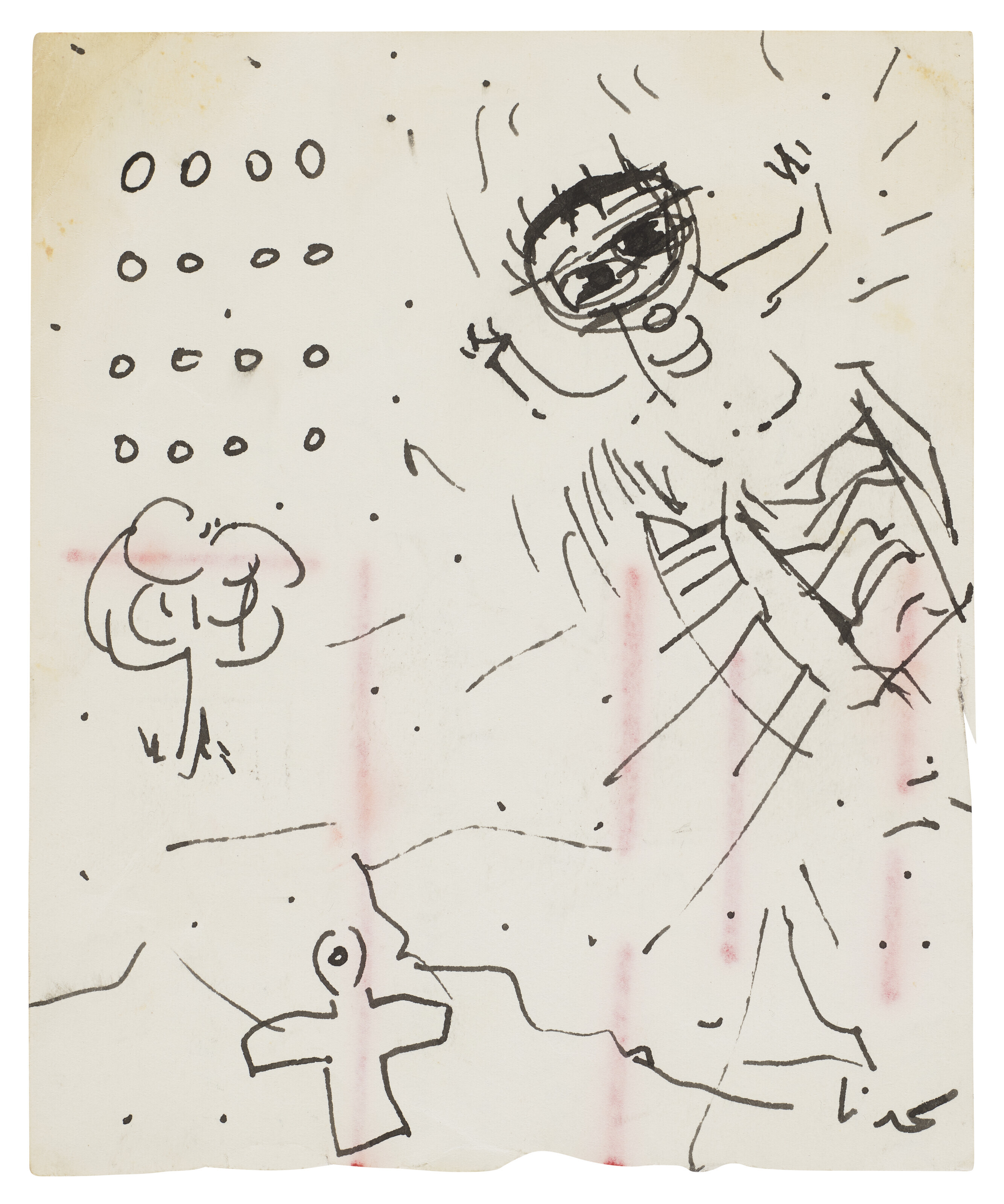 ETEL ADNAN (1925-2021), Untitled (Sketches and Letters