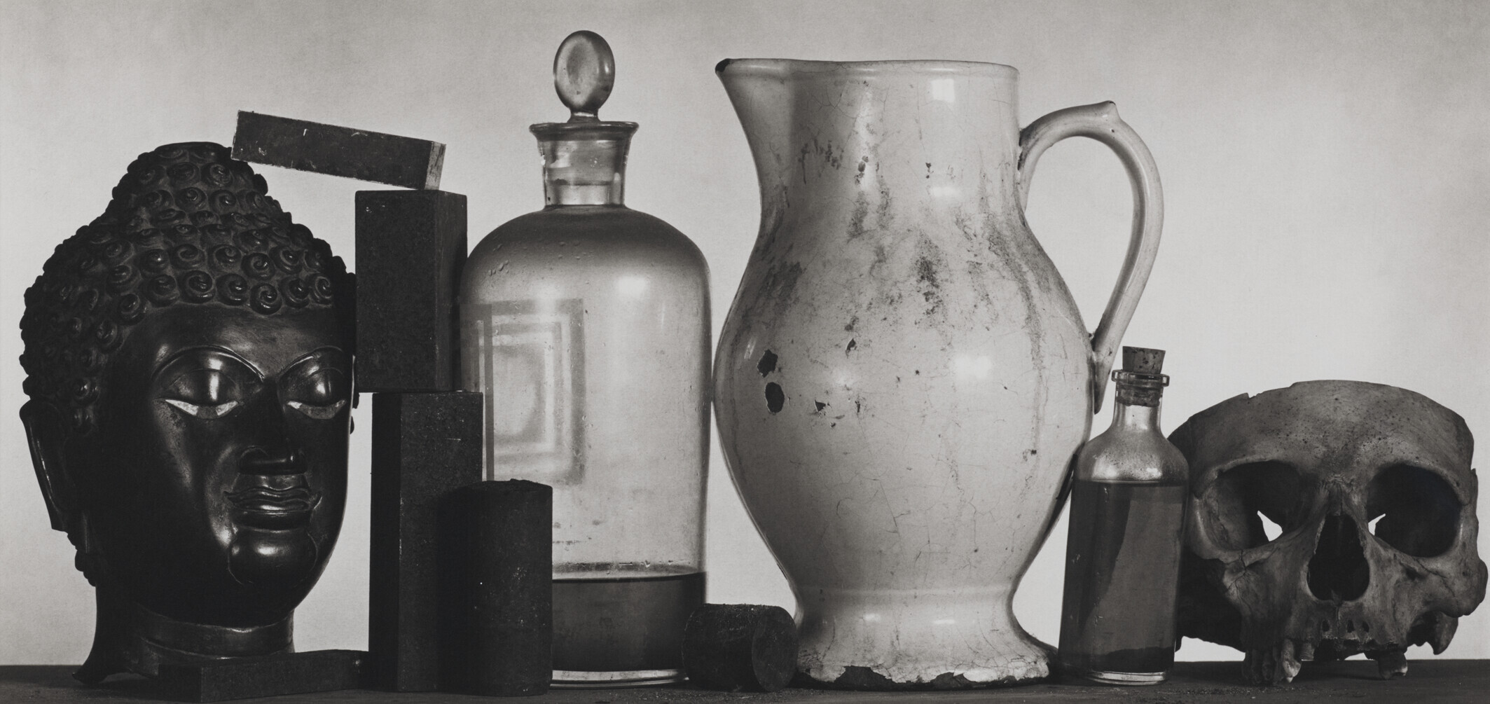 IRVING PENN (19172009), Still Life with Skull, Pitcher and Medicine