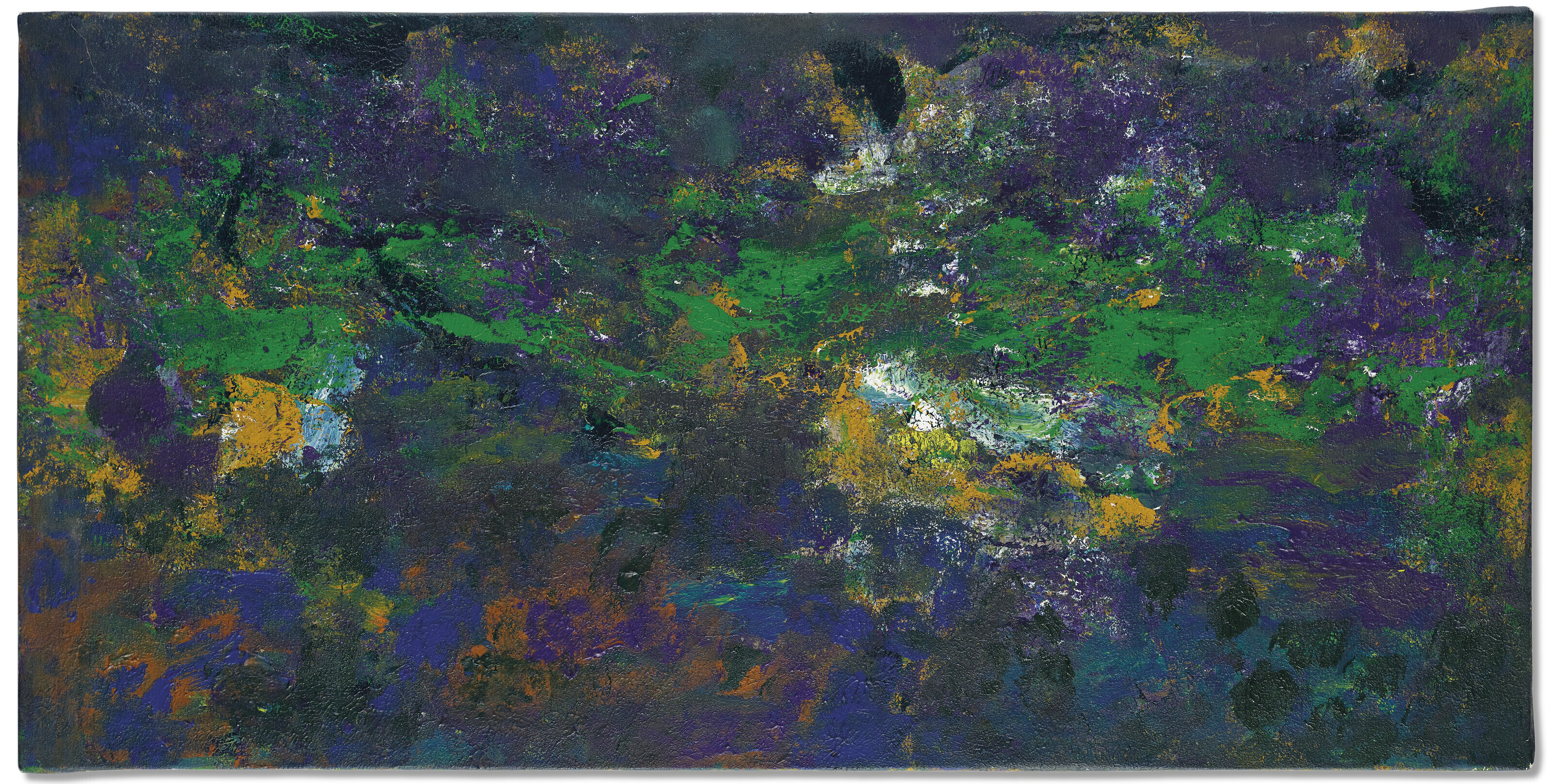 Winston Branch (b. 1947), Untitled, 2005. Acrylic on canvas. 24⅝ x 49 in (62.6 x 124.6 cm)