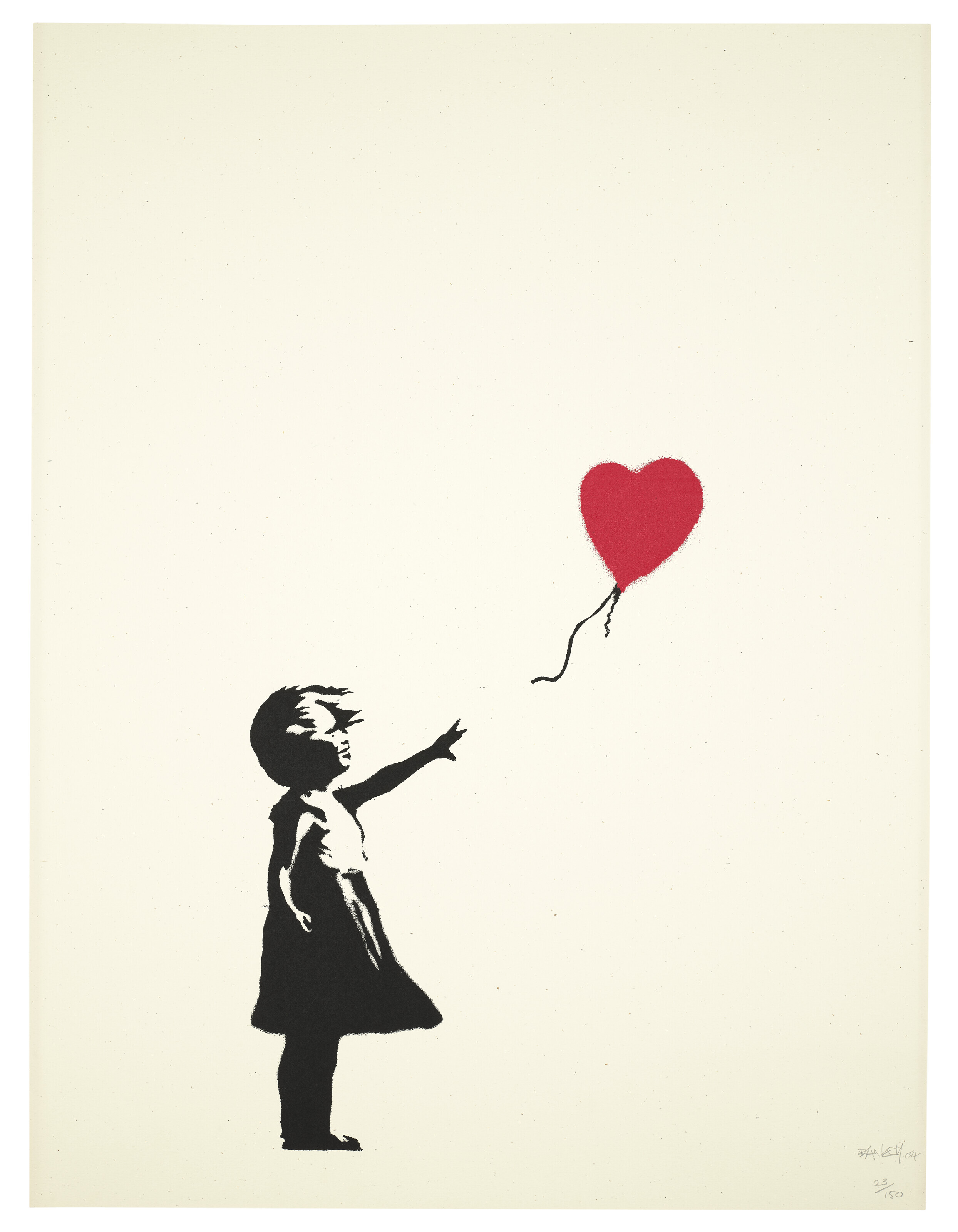 BANKSY, Girl with Balloon | Christie's
