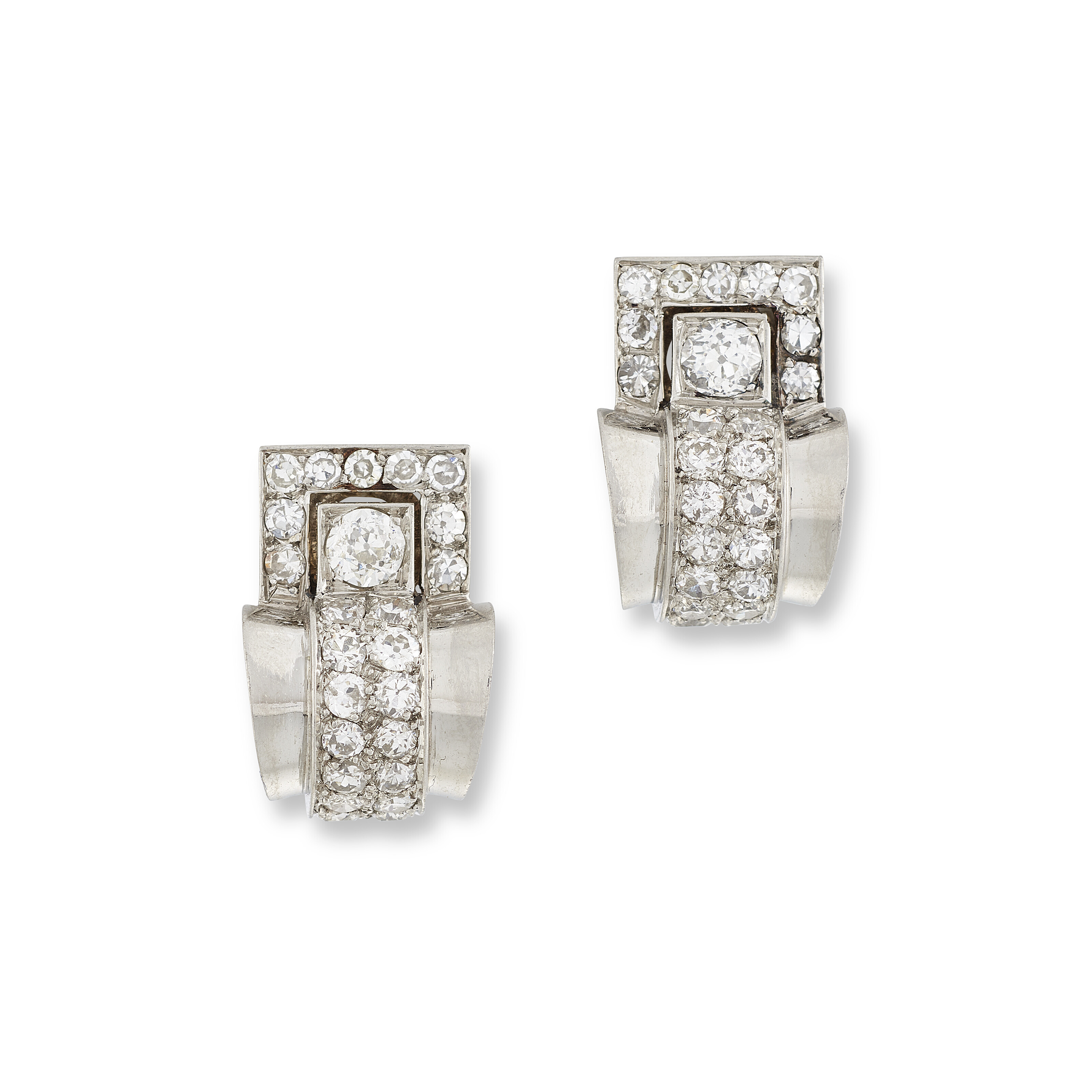 ART DECO DIAMOND EARRINGS, Christie’s