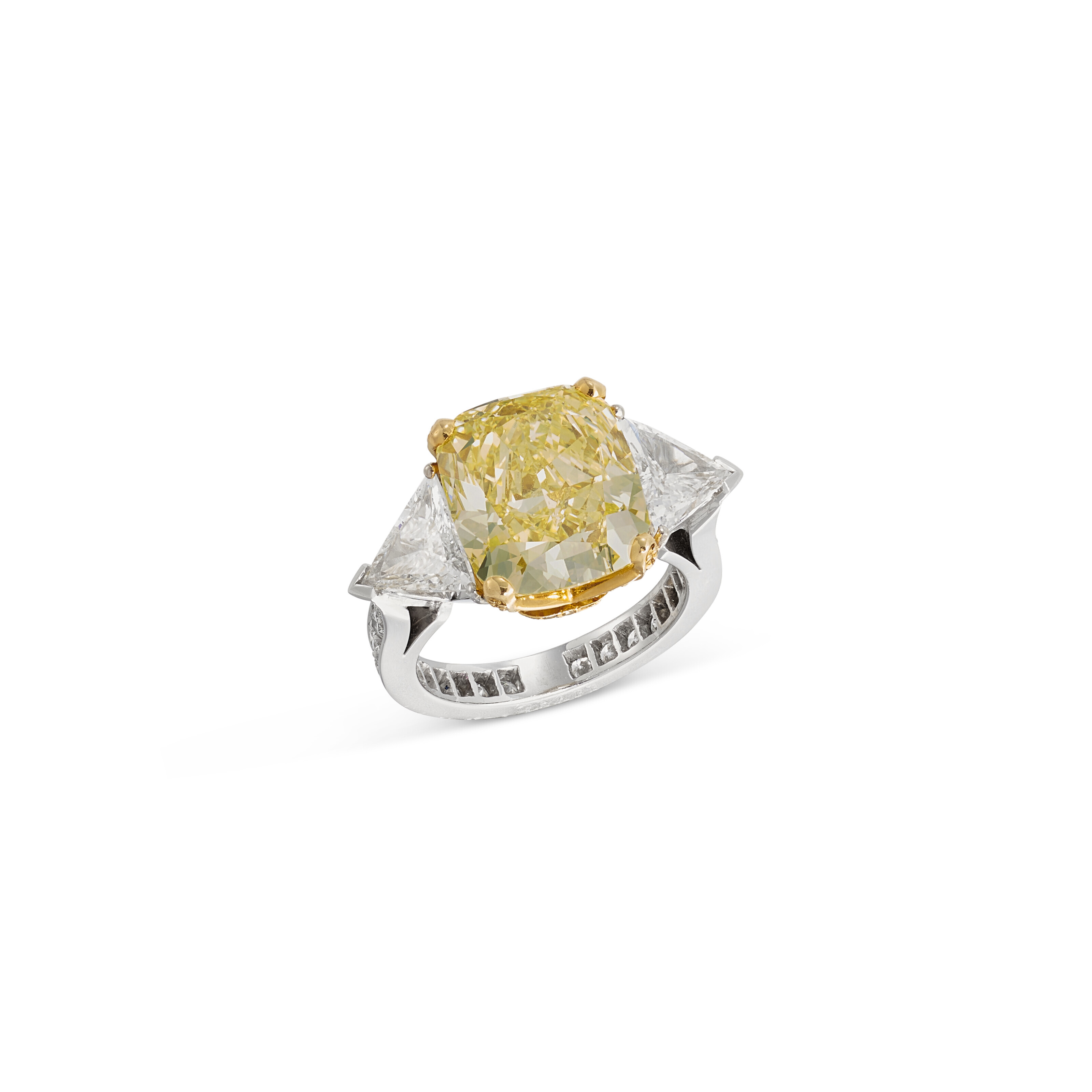 A coloured diamond and diamond ring by Graff. Estimate: &pound;200,000-300,000. Offered in Jewels Online: The London Edit, 11-25 November 2022, Christie&rsquo;s Online