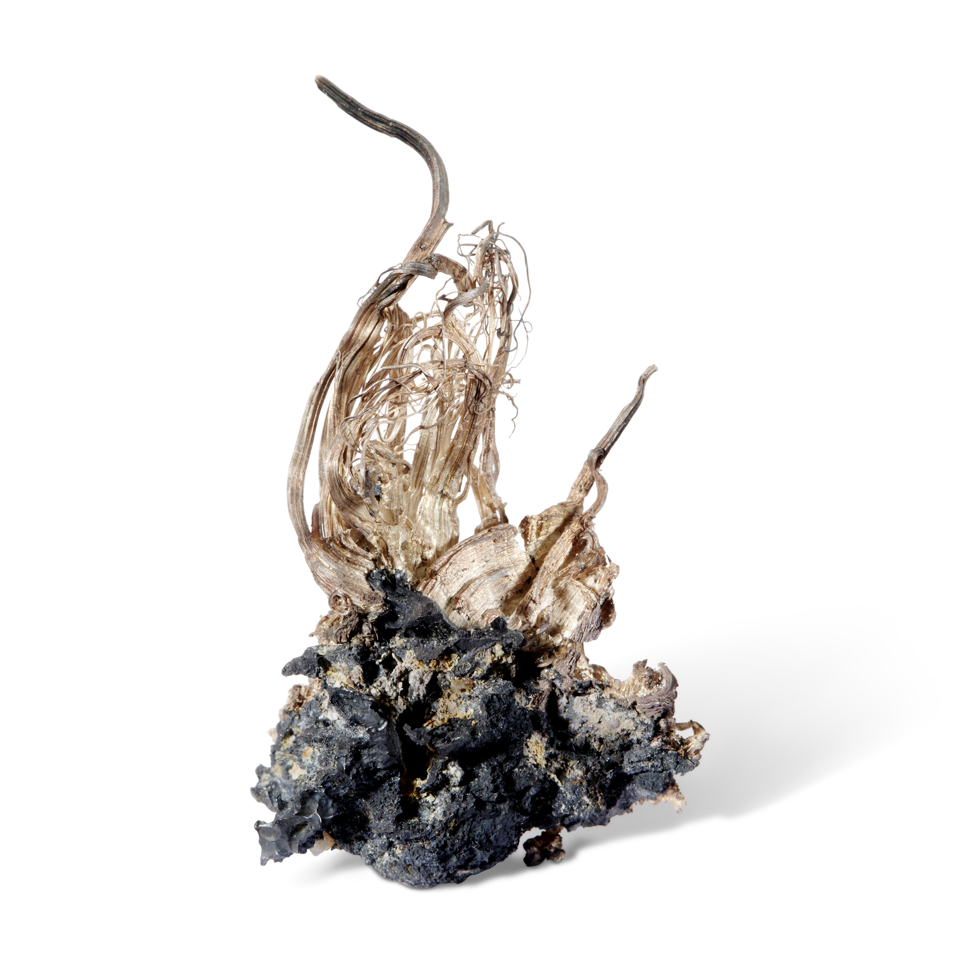 NATIVE SILVER ON ACANTHITE, IMITER MINE, MOROCCO | Christie’s