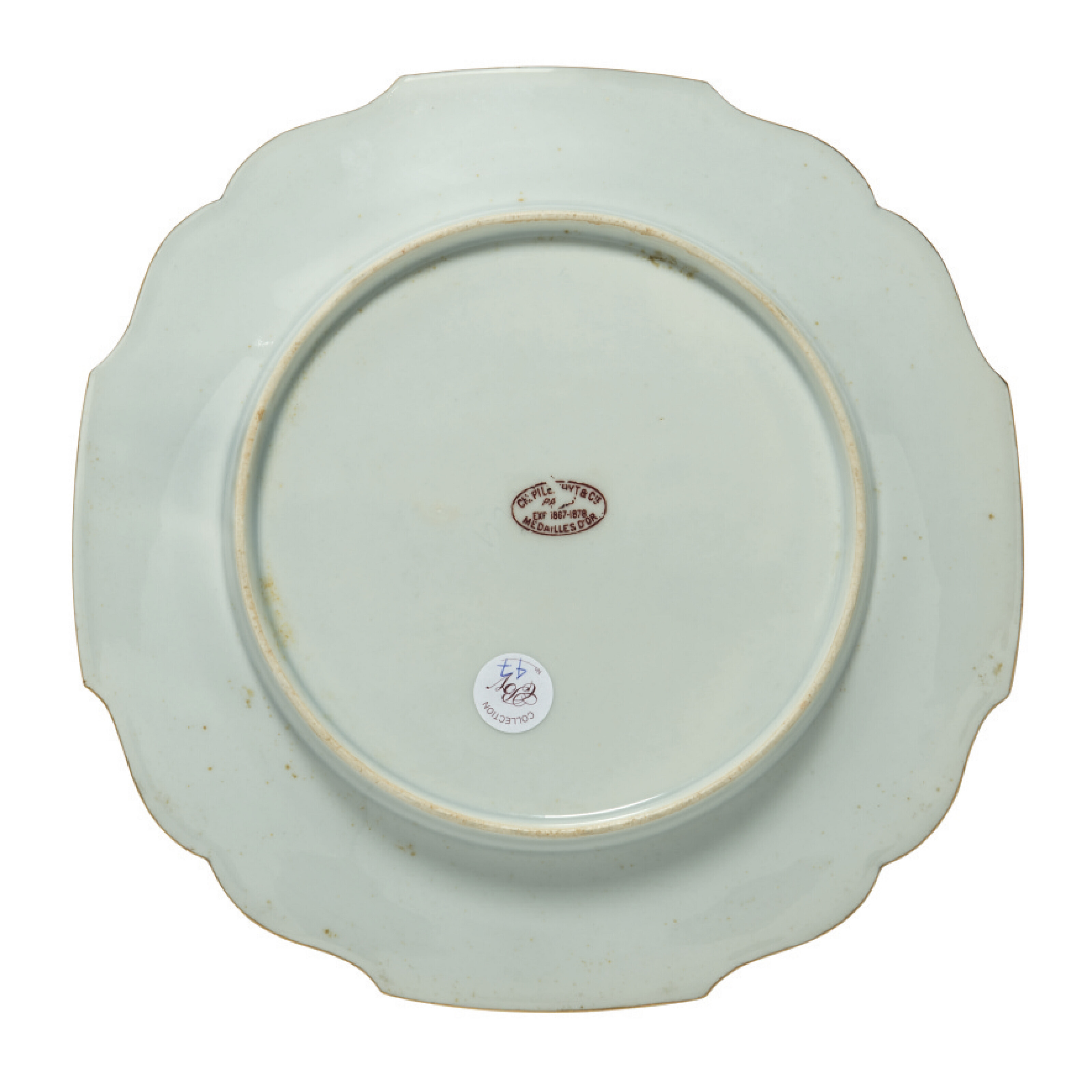 CH. PILLIVUYT & CIE 19世紀 ホワイトプレート CH. PILLIVUYT & CIE 19世紀 ホワイトプレート