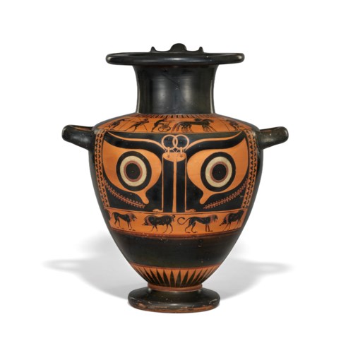 AN ATTIC BILINGUAL HYDRIA
