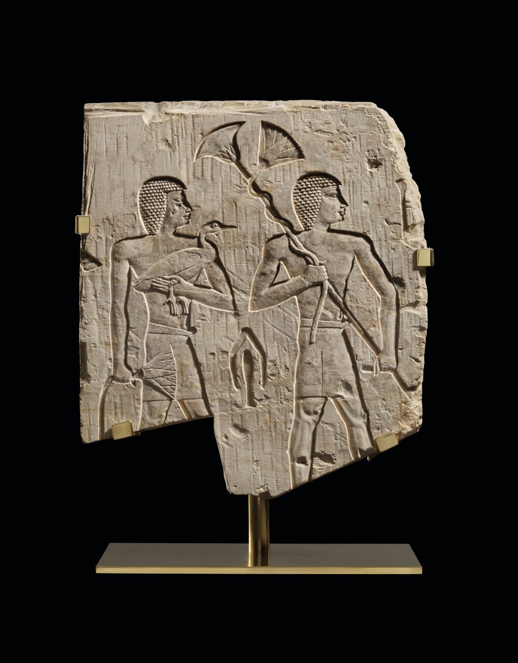 AN EGYPTIAN LIMESTONE RELIEF, THIRD INTERMEDIATE PERIOD- LATE PERIOD ...