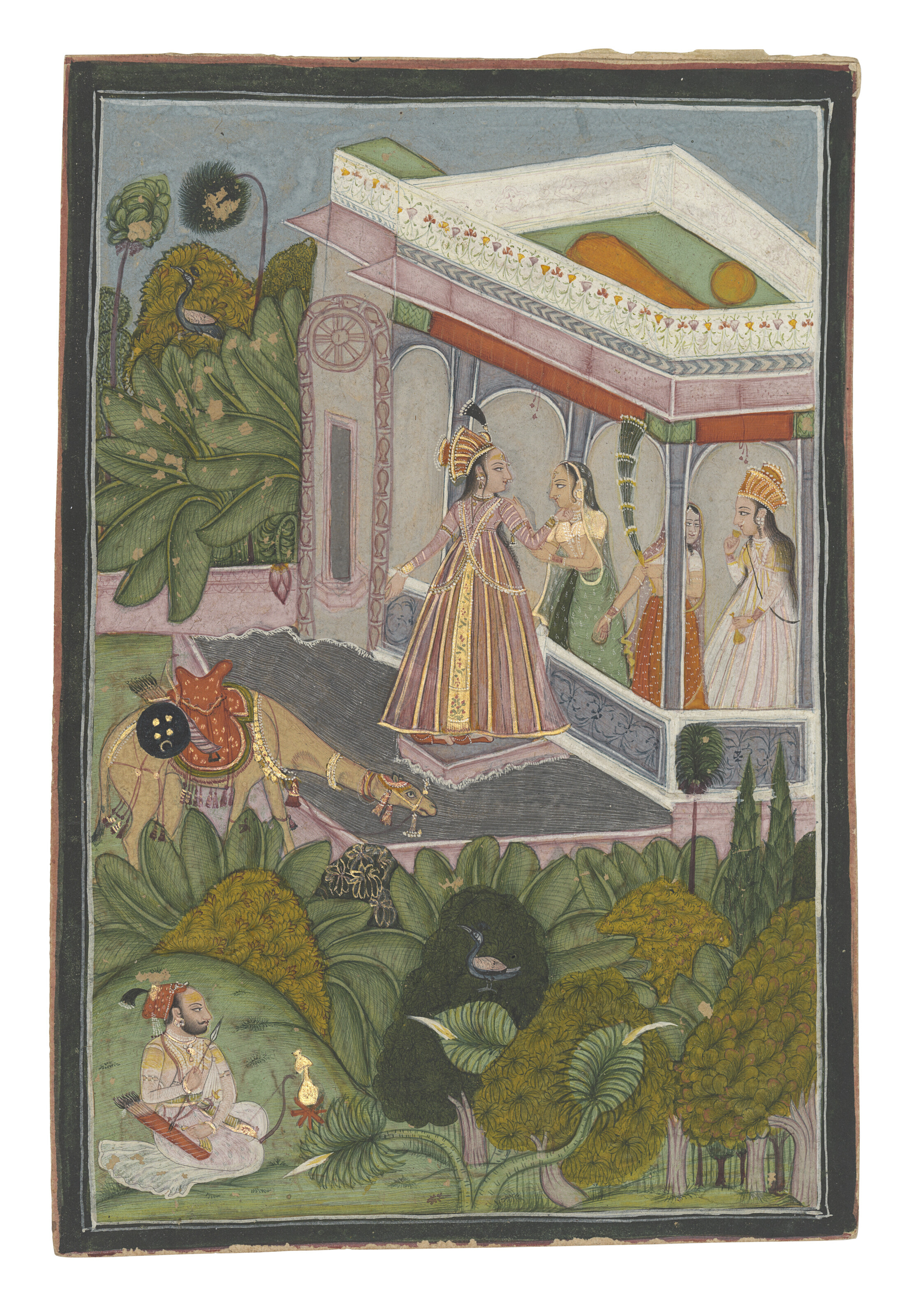 PORTRAIT OF A RAJPUT NOBLE, AMBER, CIRCA 1720 | Christie's
