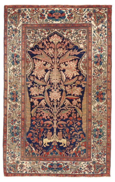 A SAROUK PRAYER RUG, WEST PERSIA, CIRCA 1880 | Christie's