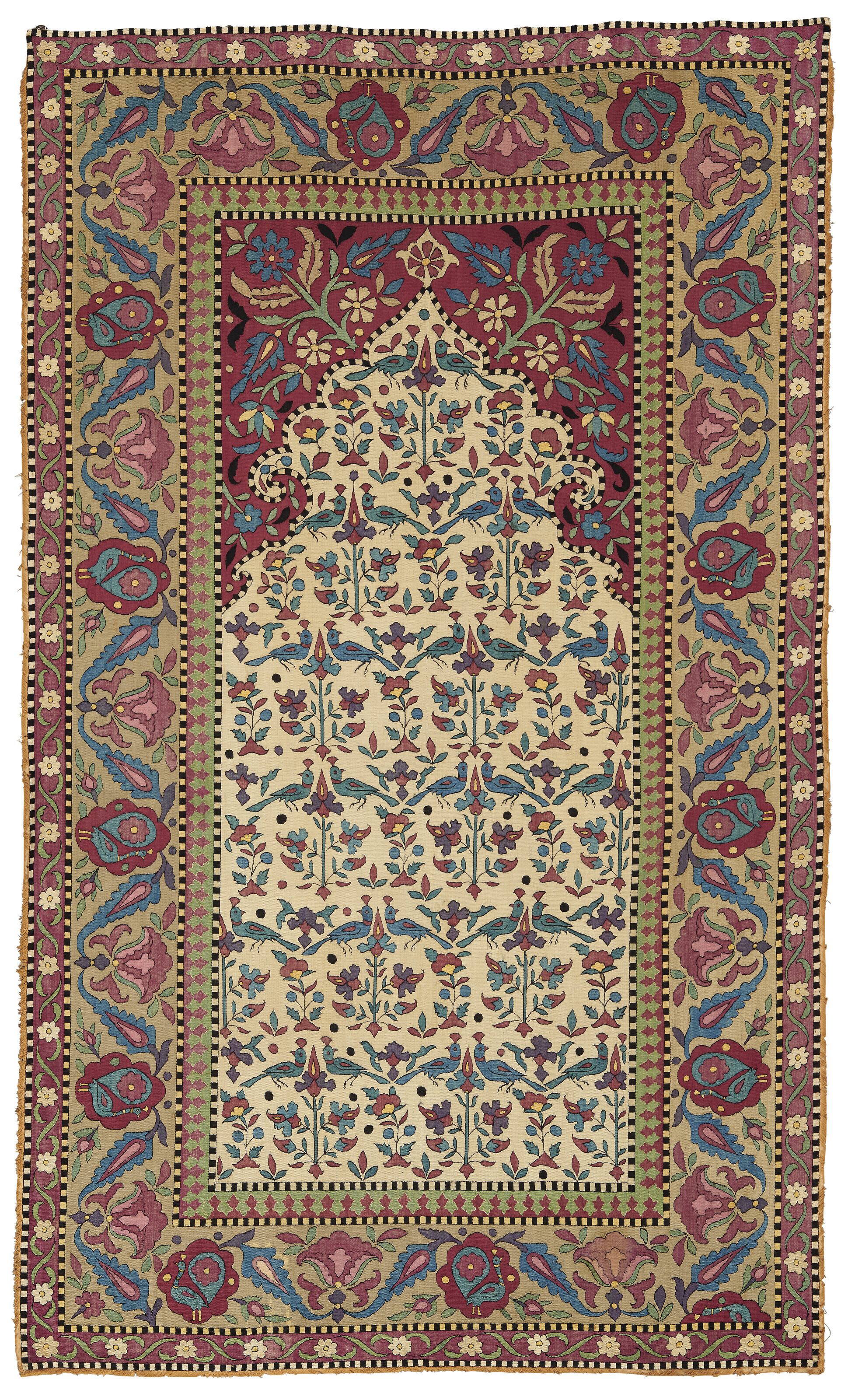 2600年寫眞画帖、2601年寫眞画帖、2602年寫眞画帖 Qur'an carpet page; al-Fatihah | Library of Congress