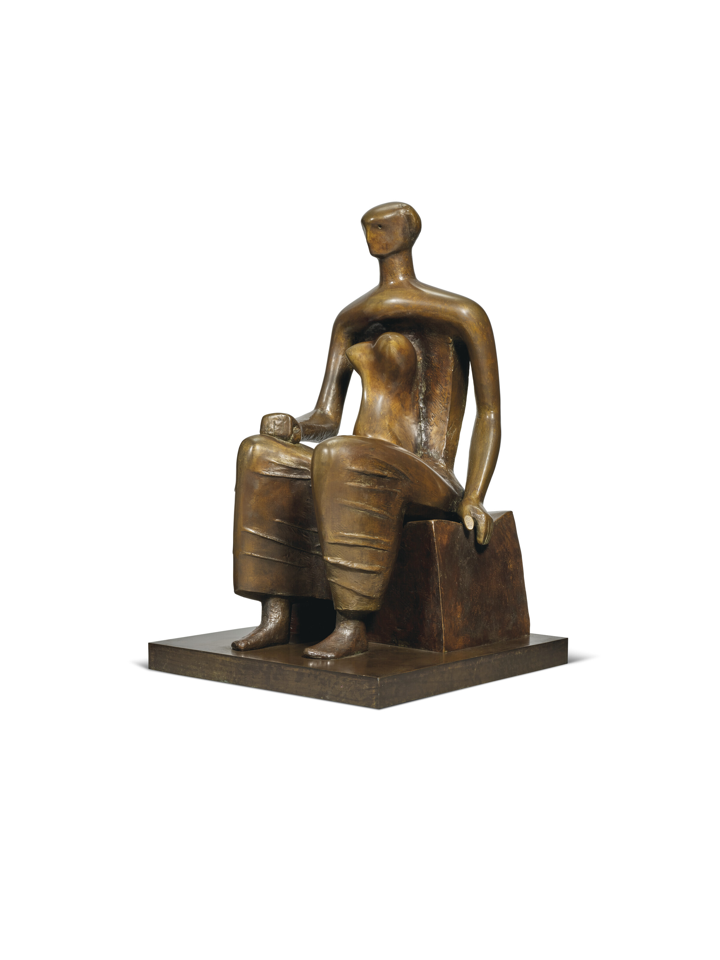 HENRY MOORE, O.M., C.H. (1898-1986), Working Model for Two
